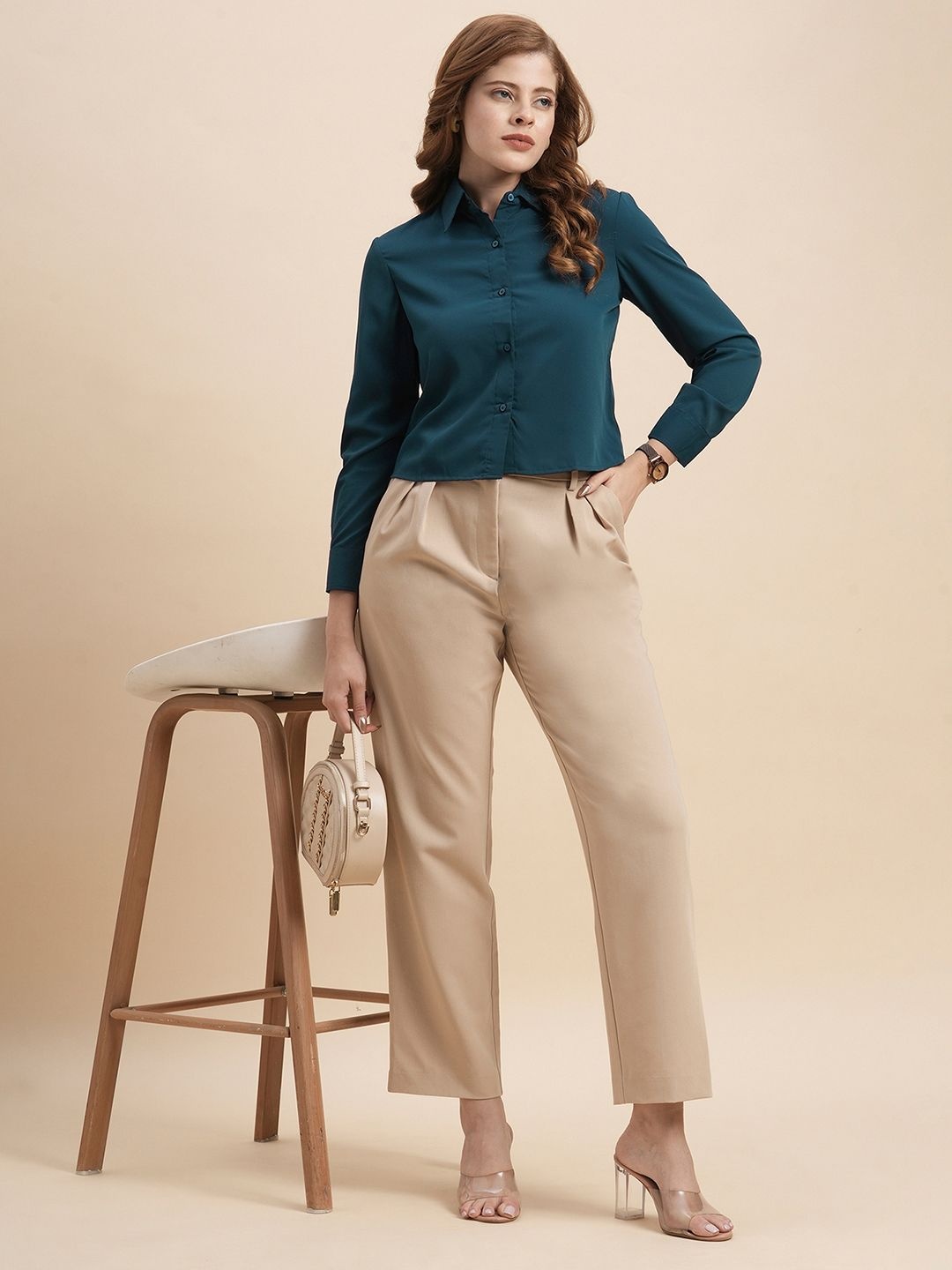

Moda Rapido Women Opaque Casual Shirt, Blue