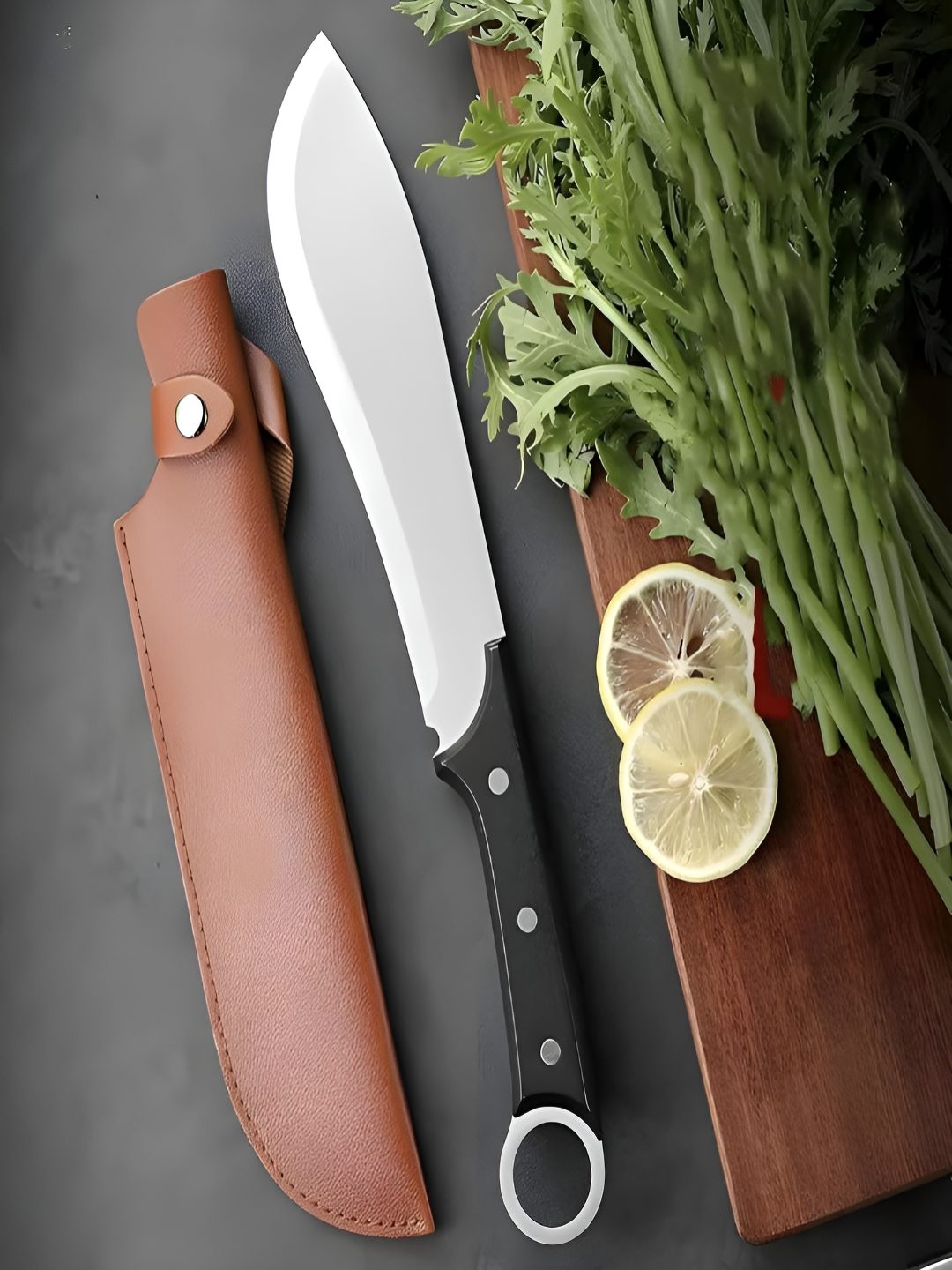 

MACHADO Silver-Toned 2025 Stainless Steel Knife