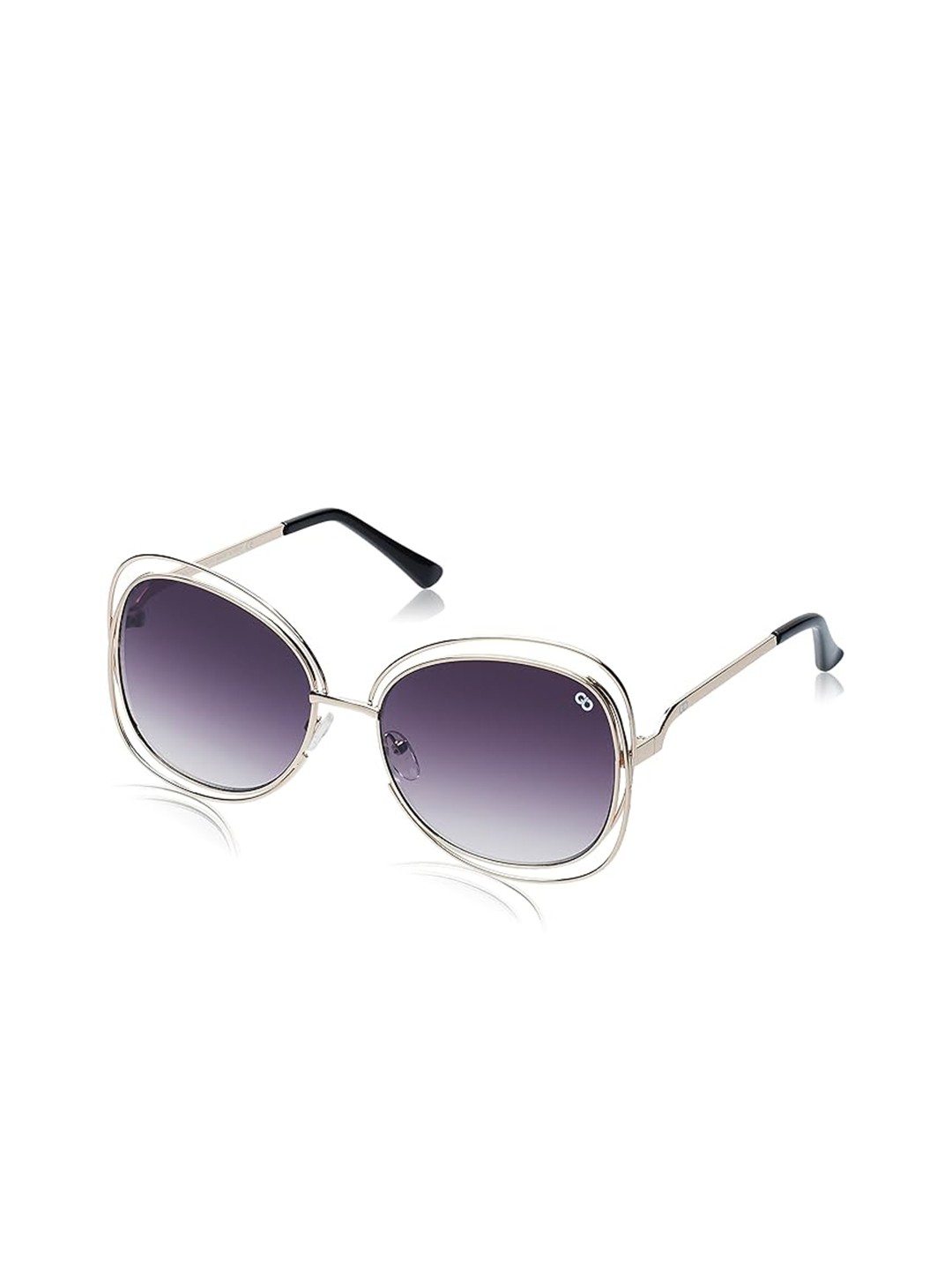 

GIO COLLECTION Women Oversized Sunglasses with UV Protected Lens, Grey