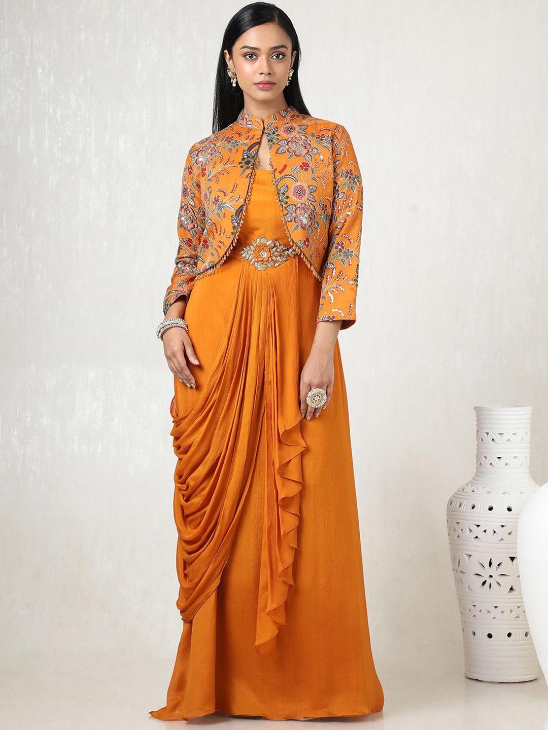 

Soch A-Line Maxi Dress, Mustard