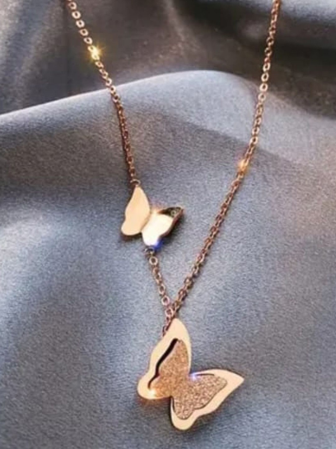 

Anouk Brass Rose Gold-Plated Antique Chain