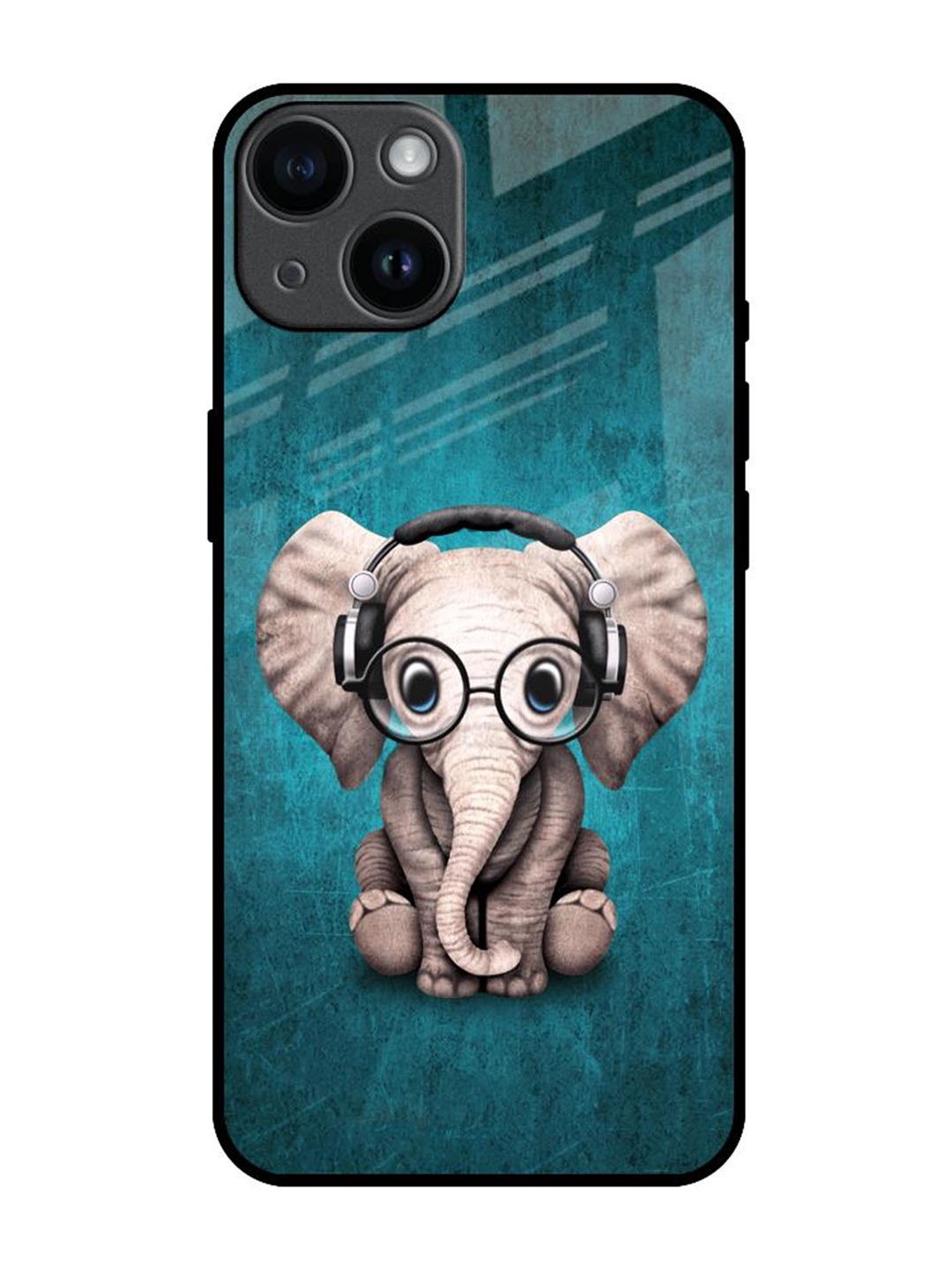 

QRIOH Quirky Printed iPhone 14 Back Case Mobile Accessories, Blue