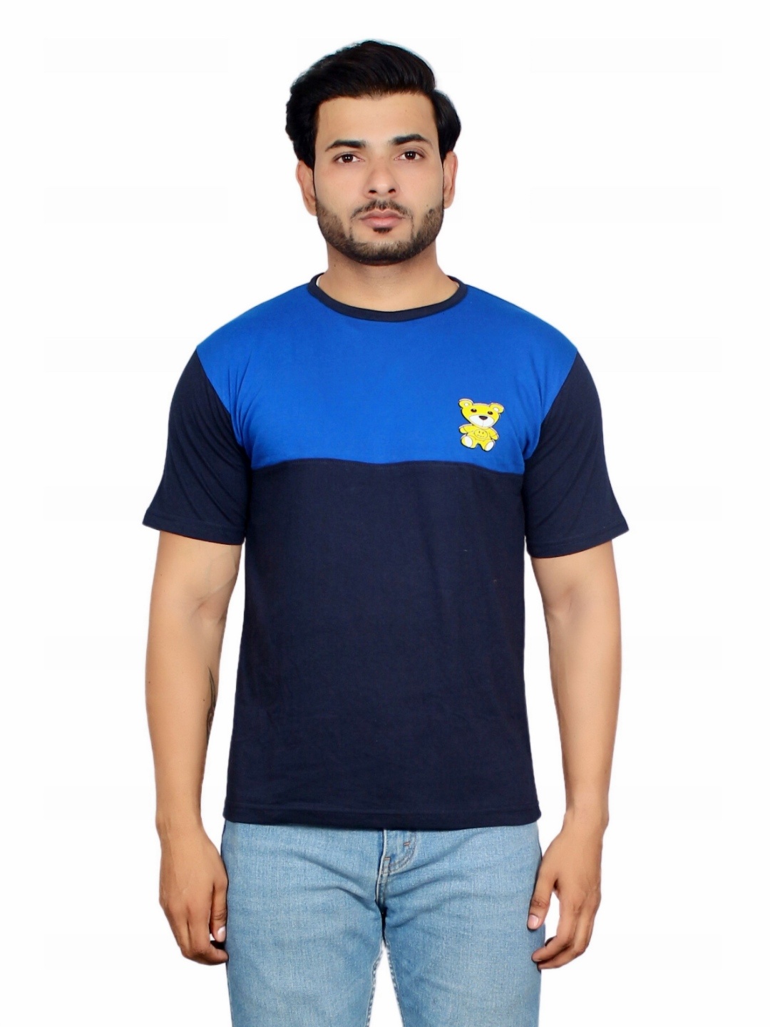 

Deefab Men Pockets T-shirt, Navy blue