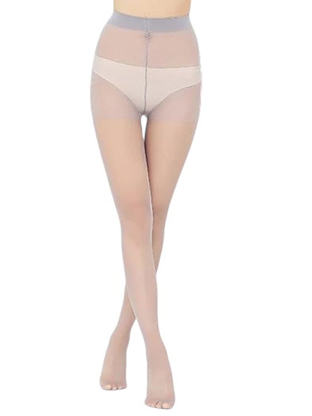 

NESKA MODA Sheer Pantyhose Stockings, Grey