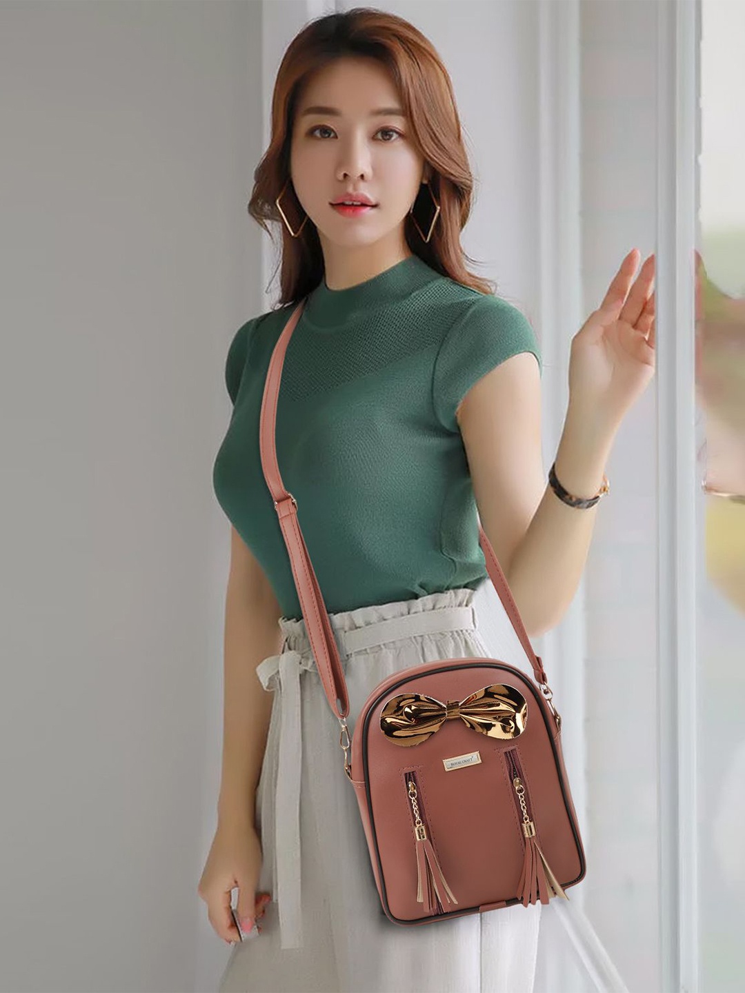 

SONRISA Women Backpack, Brown