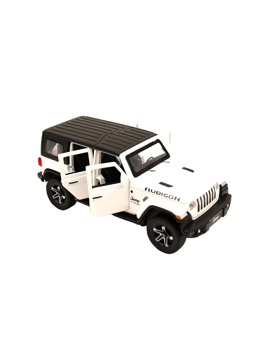 

Awestuffs Kids 1:32 Rubicon Scale Model Pull Back Die-Cast Metal Toy Car, White