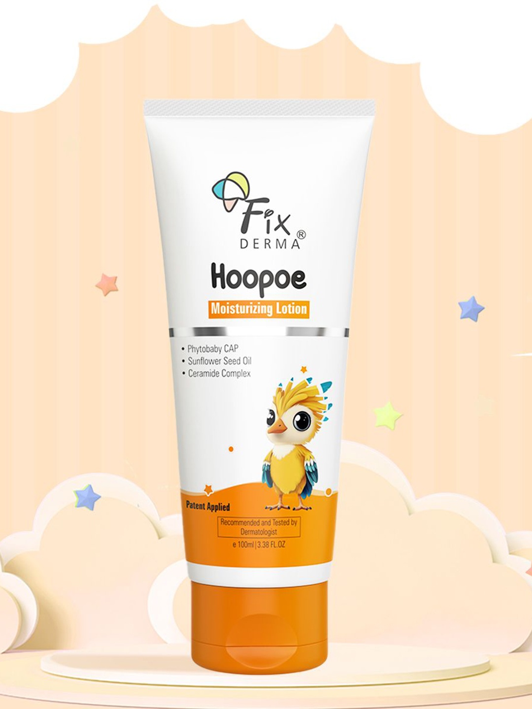 

FIXDERMA Baby Hoopoe Moisturizing Lotion with Sunflower Seed Oil - 100 ml, White
