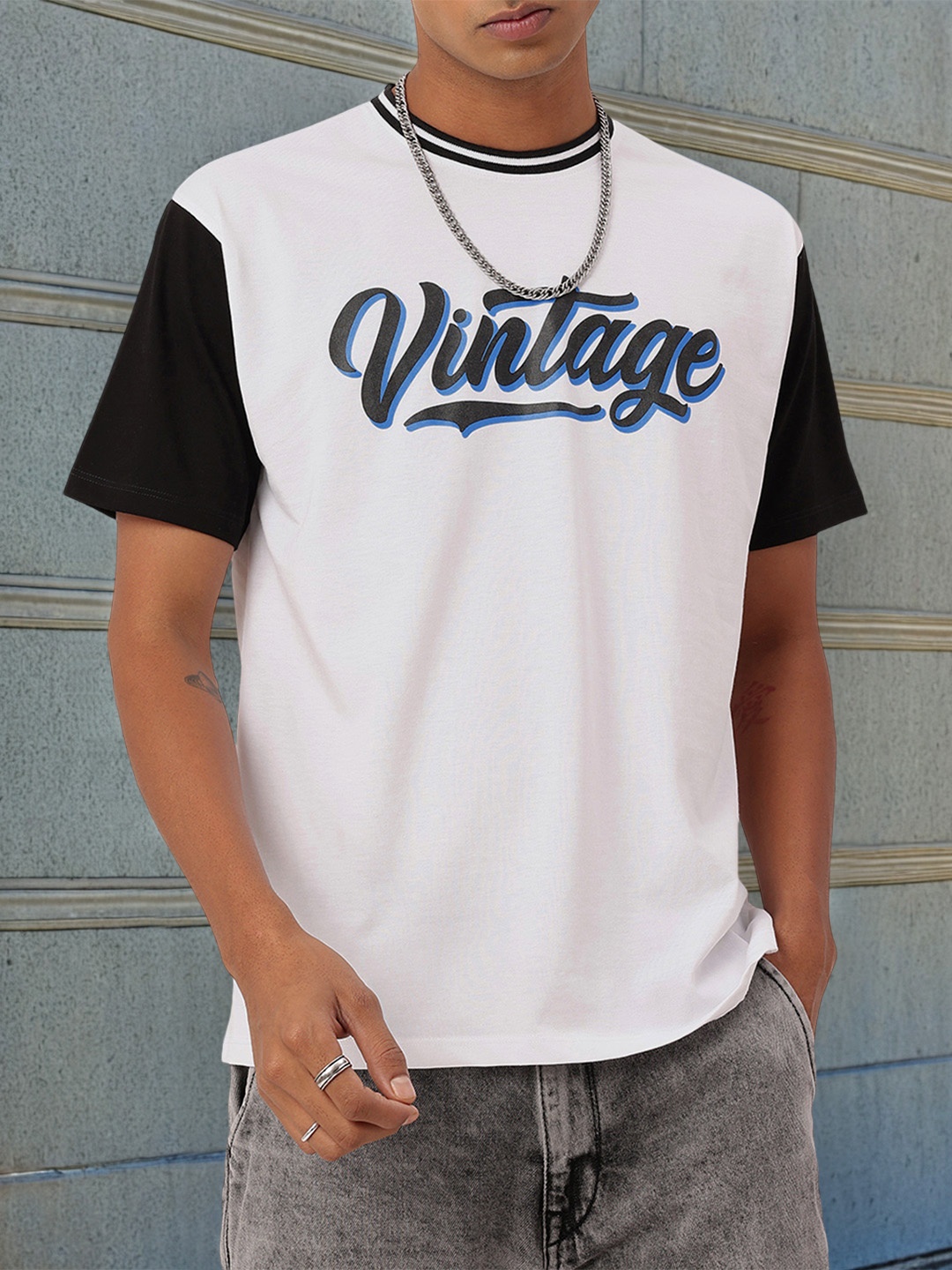 

Kook N Keech Vintage Charm Printed Relaxed Fit T-shirt, White