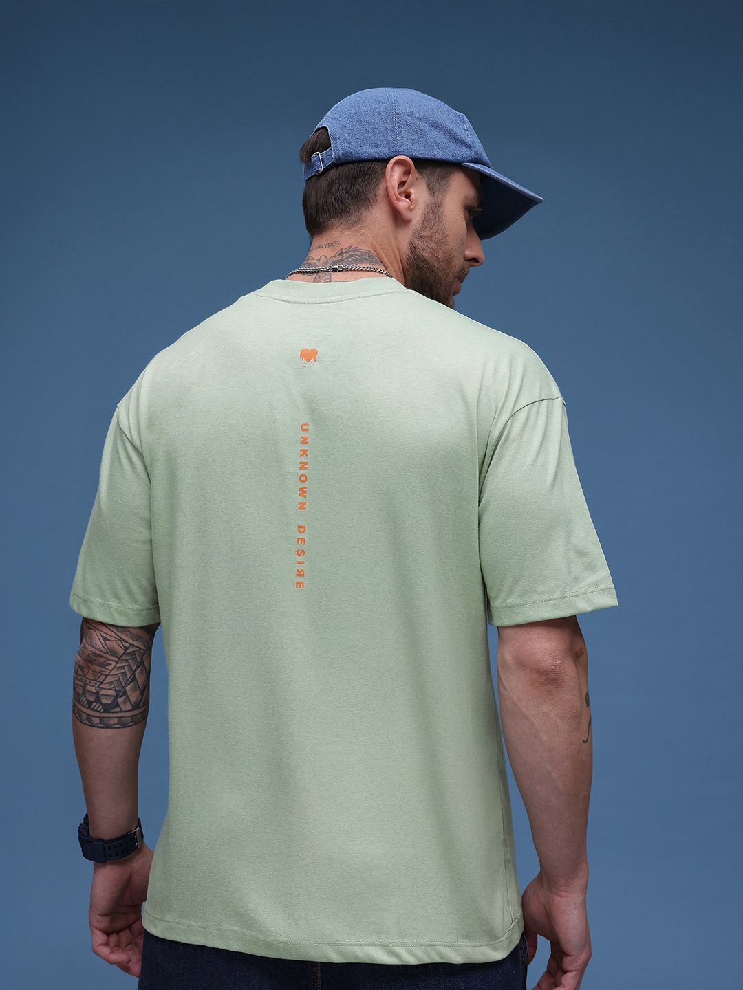 

glitchez Knit & Go Oversized Fit T-shirt, Green