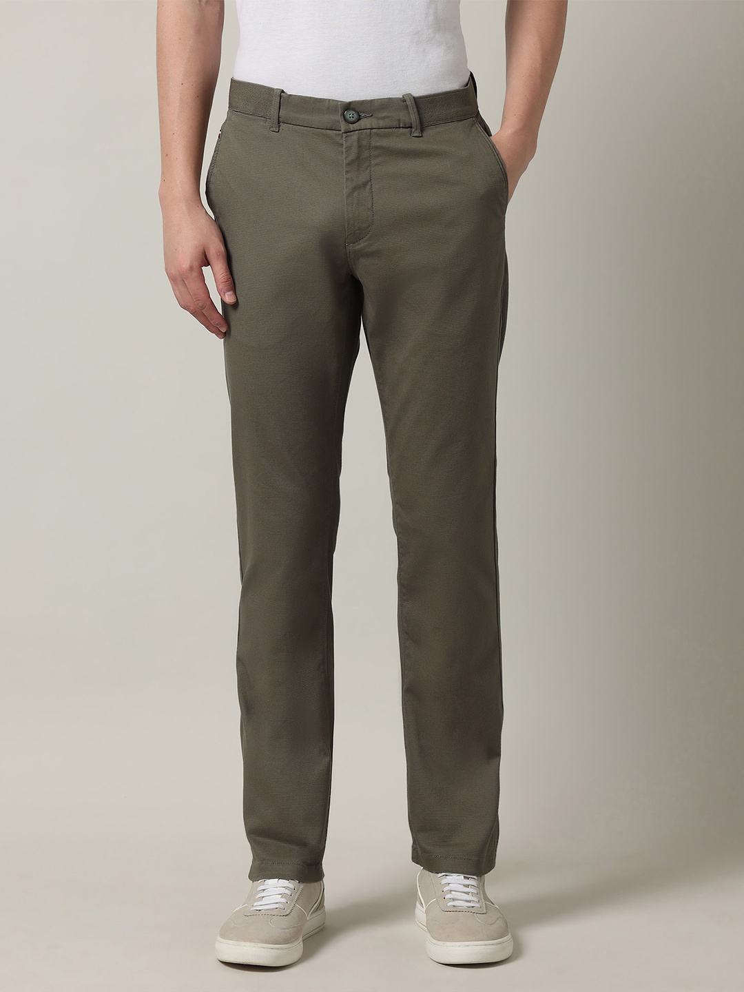

Arrow Sport Men Classic Trousers, Brown