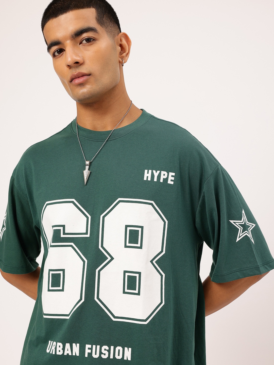 

Kook N Keech Sporty Spice Printed Relaxed T-shirt, Green