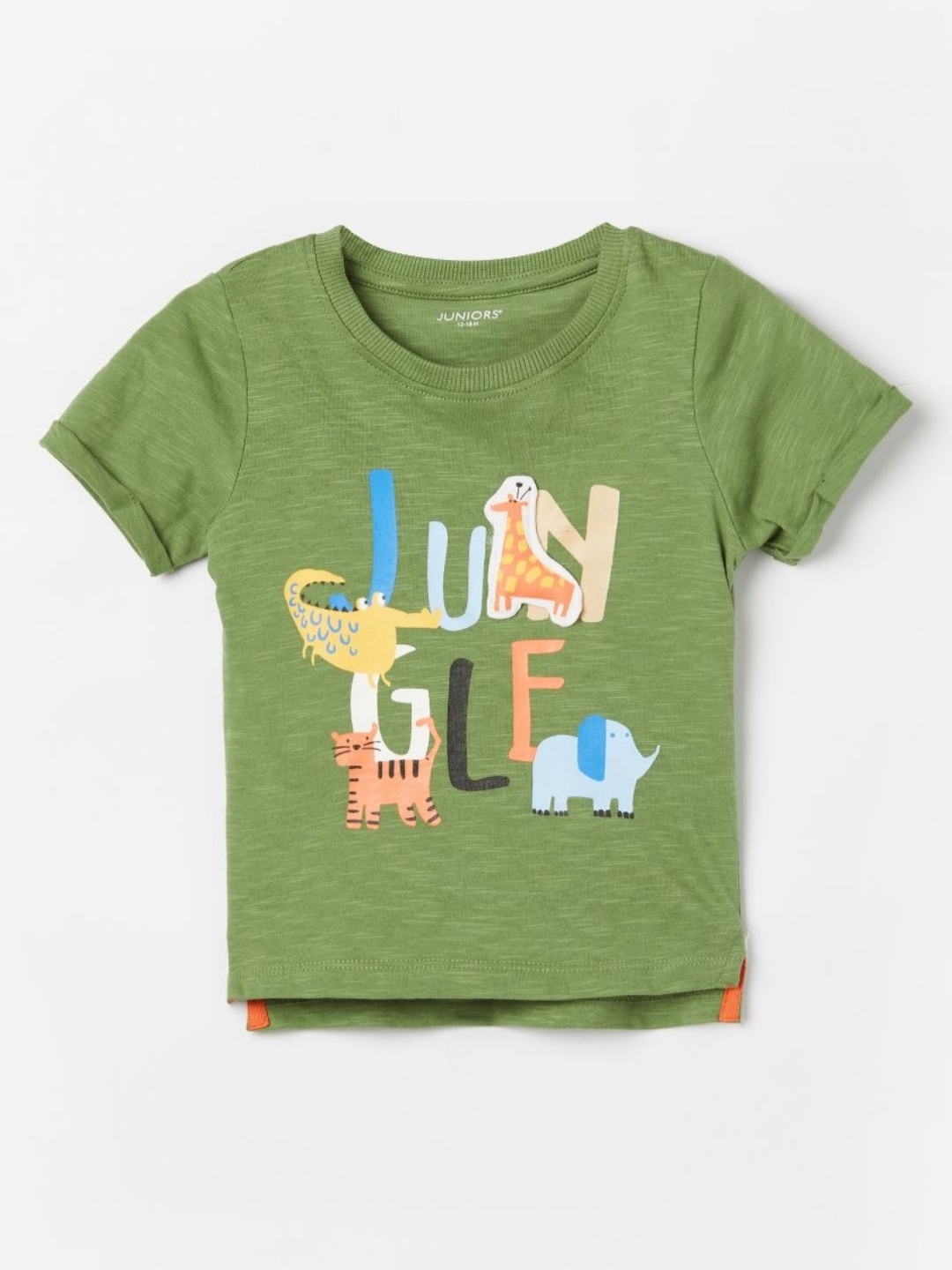 

Juniors by Lifestyle Boys Typography Tropical Applique T-shirt, Olive