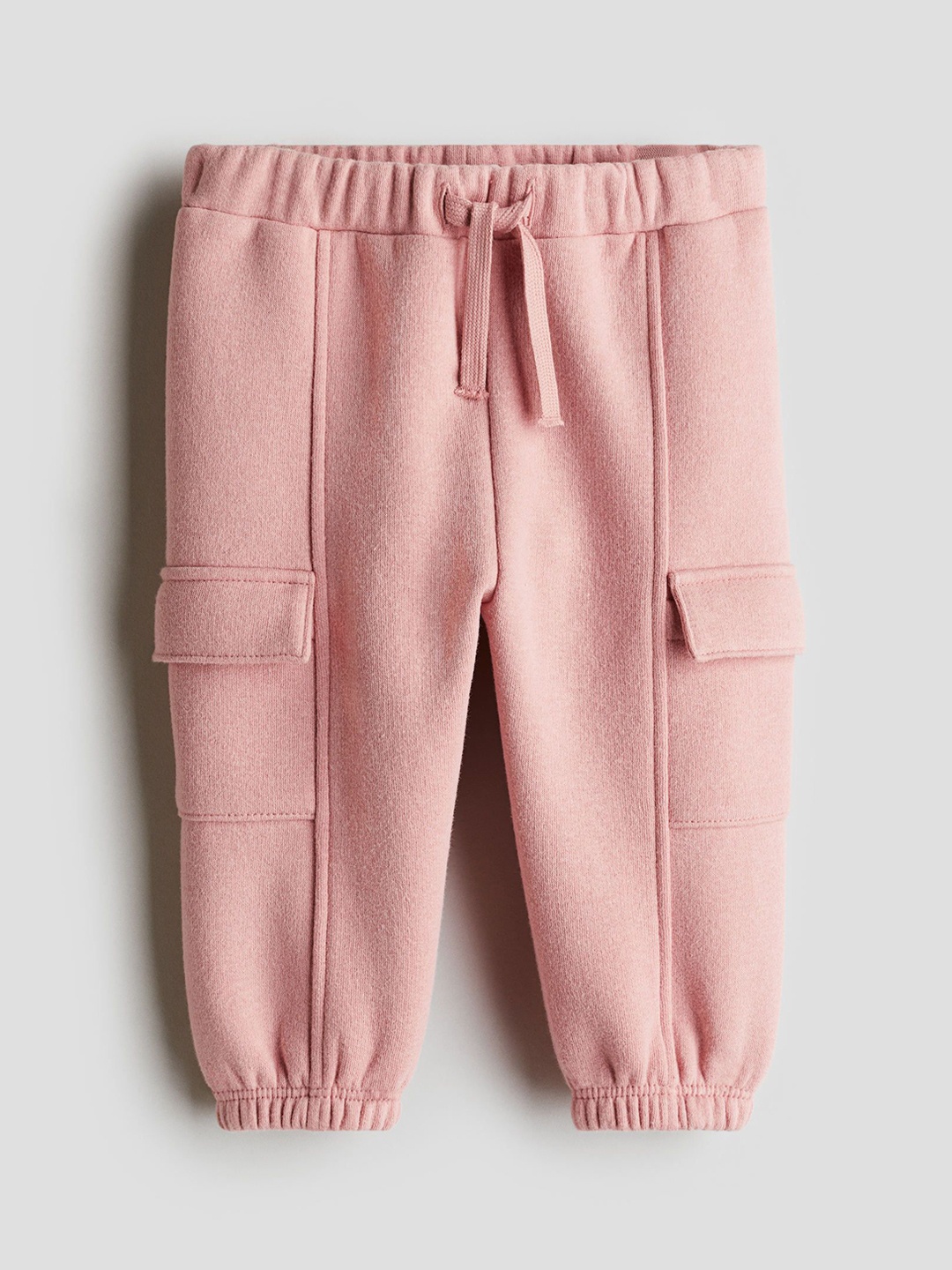 

H&M Brushed-Inside Cargo Joggers, Pink