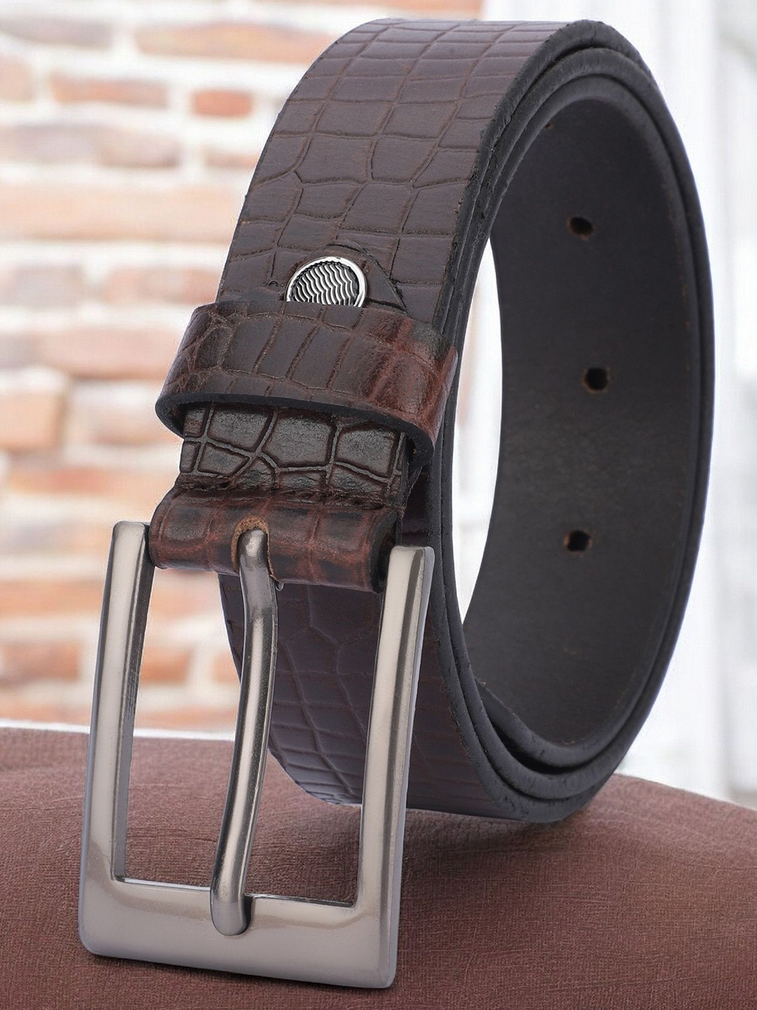 

The Roadster Lifestyle Co Genuine Leather Formal Belt, Brown
