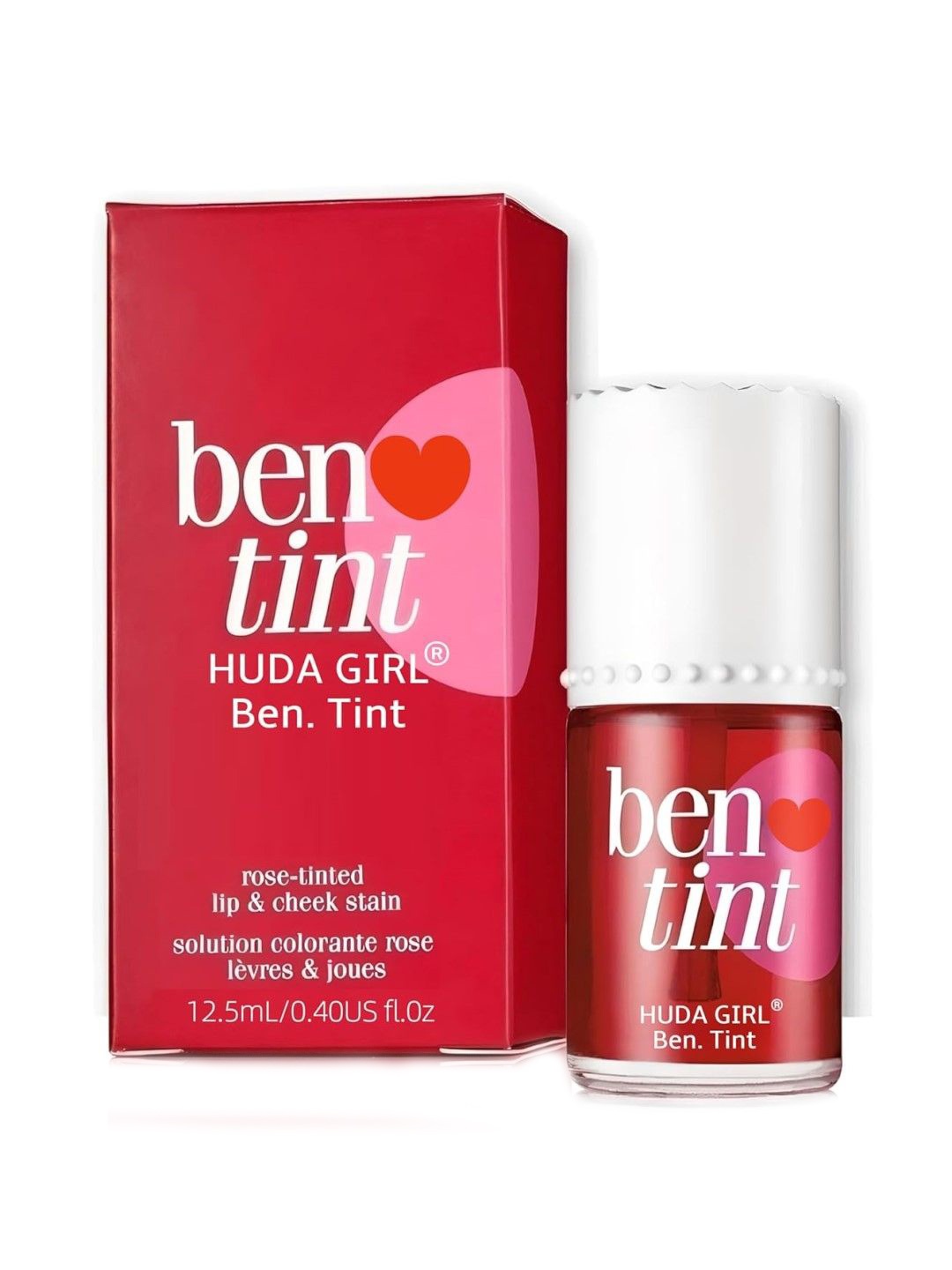 

Huda Girl Stain Finish Red Color Lip Tint Glossy Finish Blush- 12.5 ml