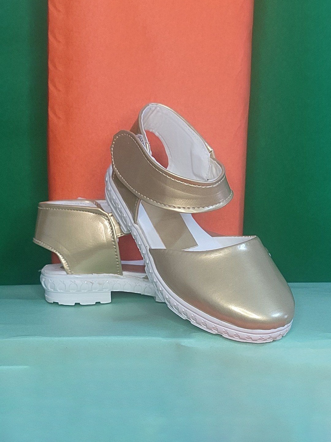 

BAESD Girls Party Ballerinas Flats, Gold