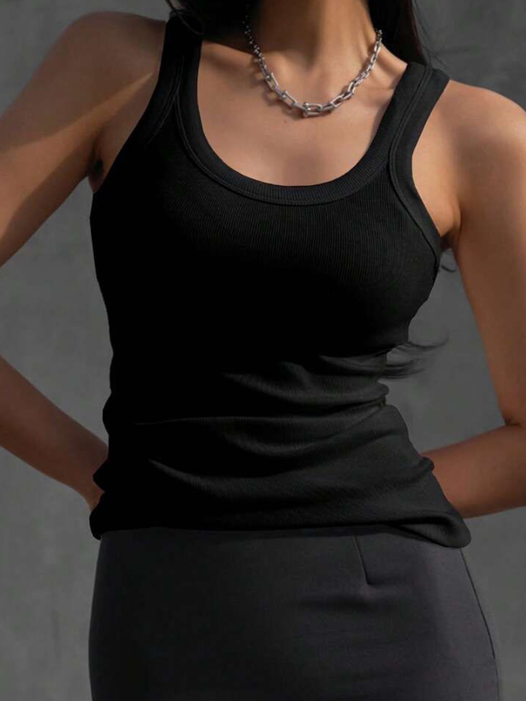 

TABADTOD Tank Top, Black