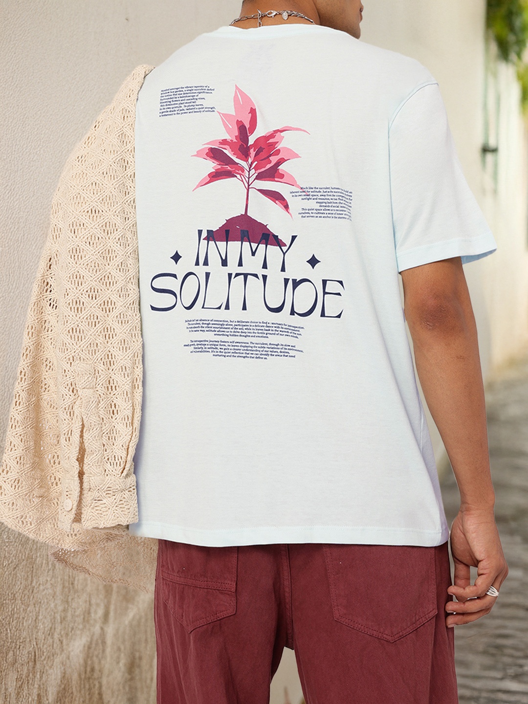 

Kook N Keech Zen Mode Printed Relaxed T-shirt, Blue