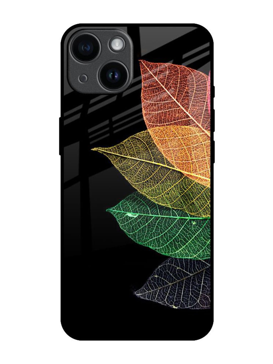 

QRIOH Quirky Printed iPhone 14 Back Case Mobile Accessories, Black