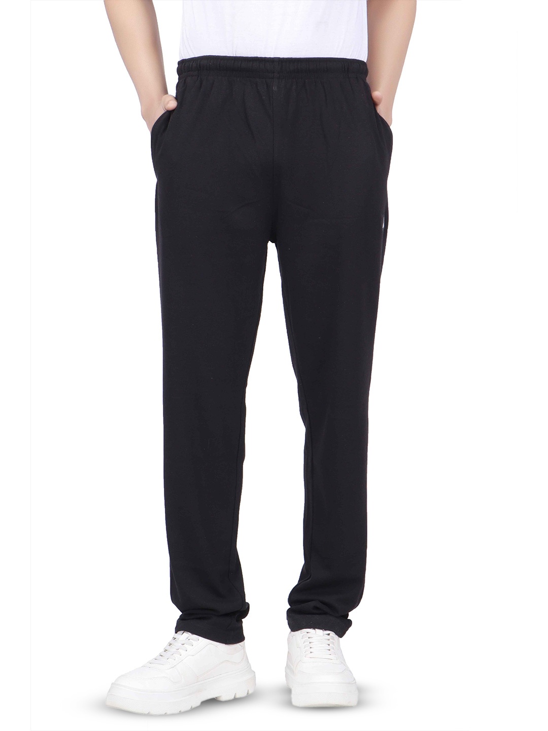 

ARMENOR Men Mid Rise Track Pant, Black