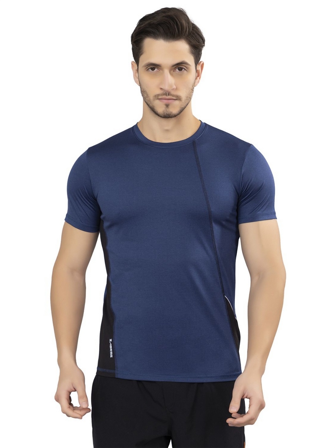 

Z Zagros Men Pockets T-shirt, Navy blue