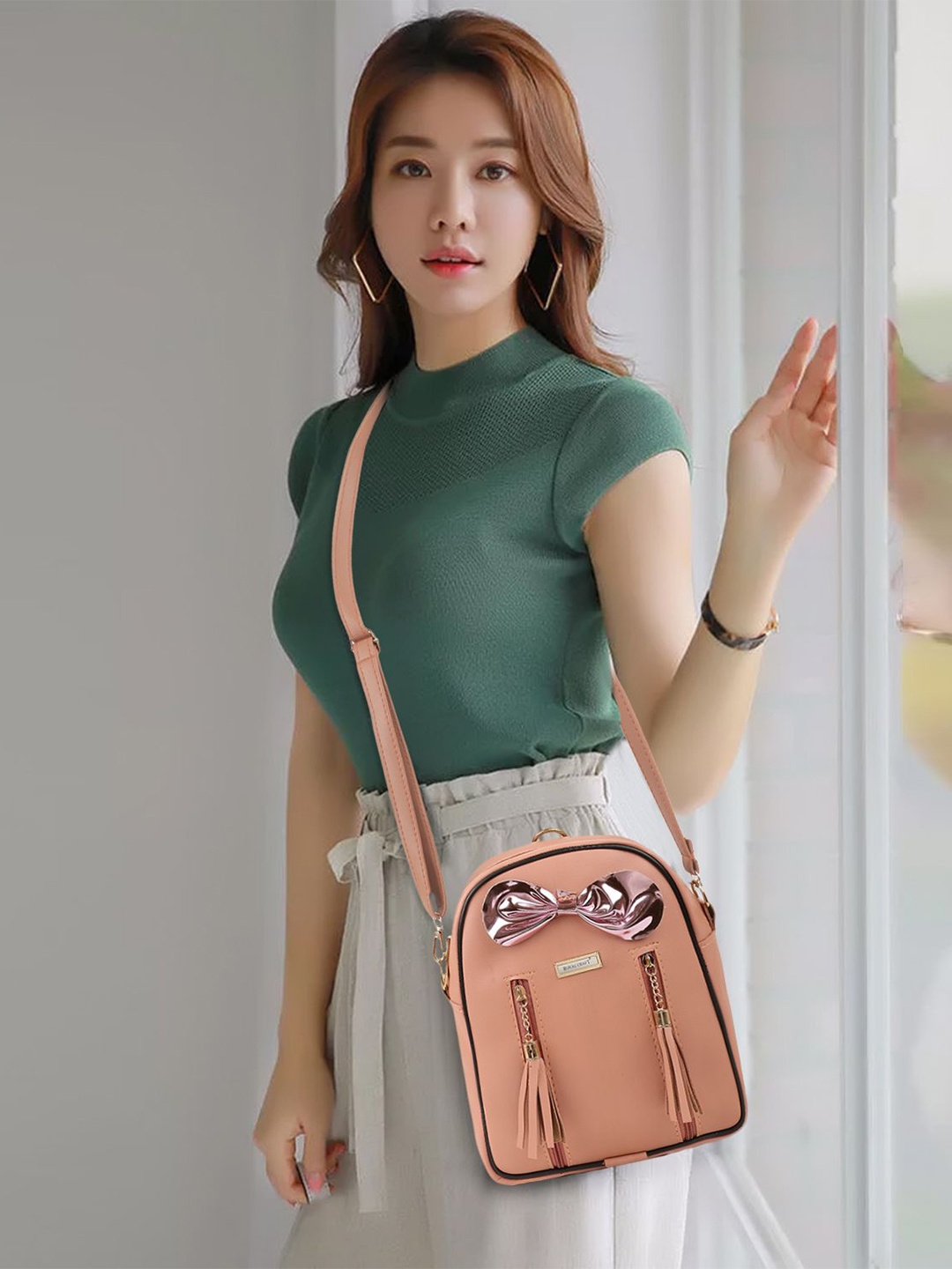 

SONRISA Women Backpack, Tan