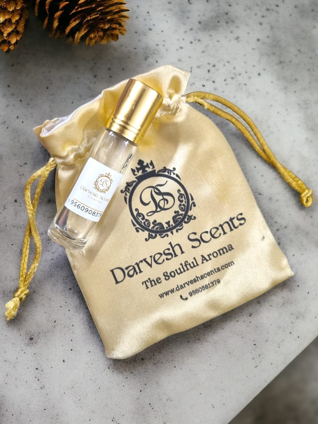 

Darvesh Scents Long Lasting & Alcohol Free Attar - 8 ml, Gold