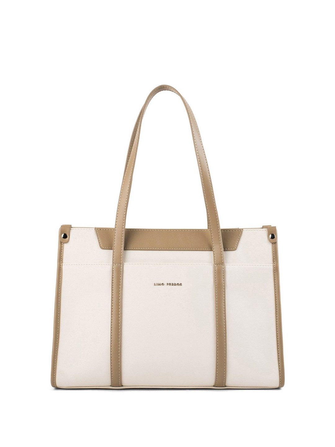 

Lino Perros Oversized Structured Tote Bag, Off white