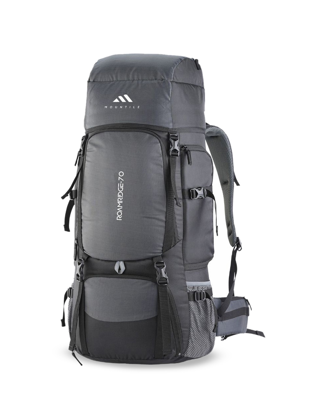 

MOUNTILE Roamridge Rucksack Travel Backpack - 70L, Grey