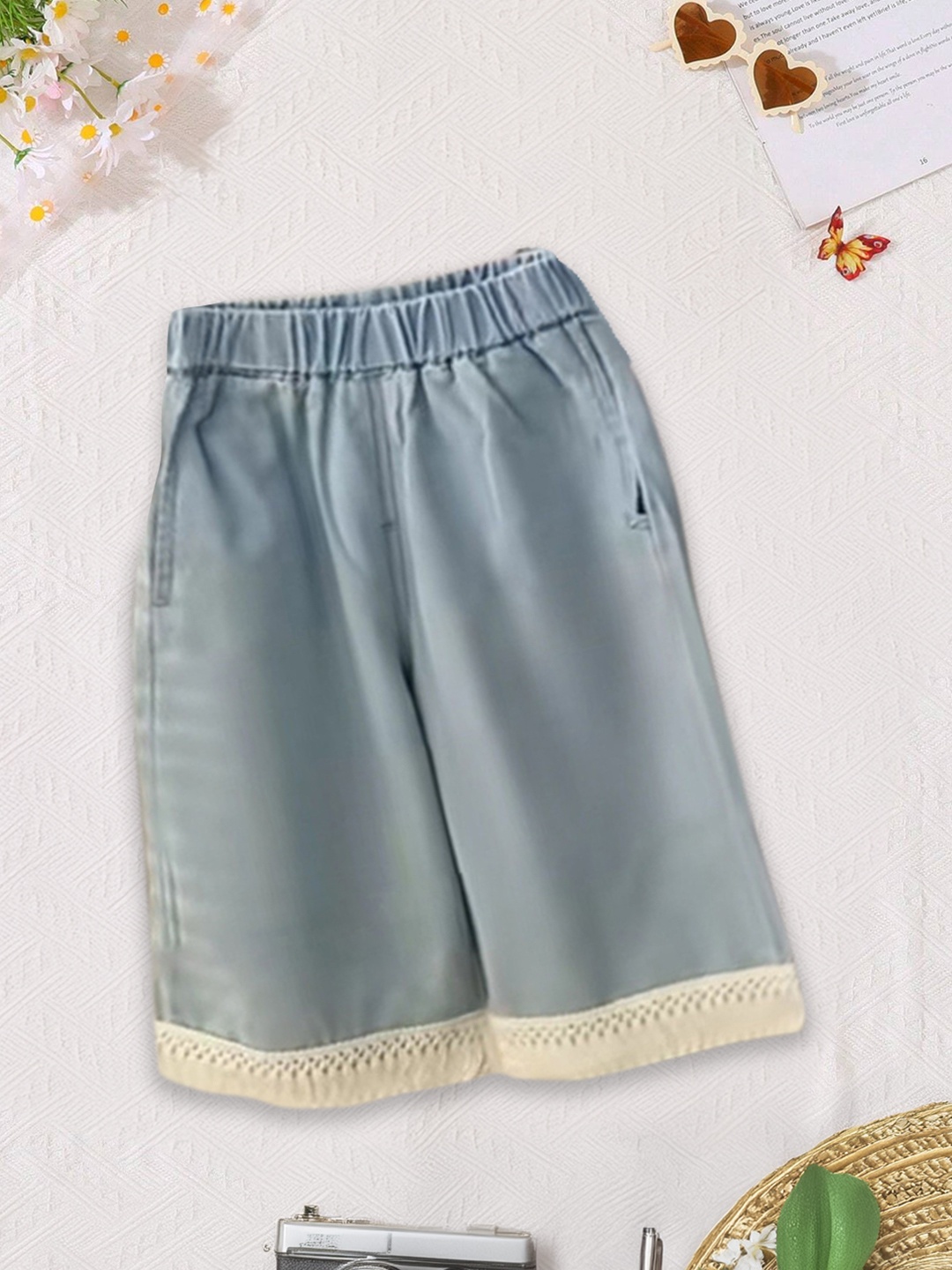 

FOREVER FRIDAY Girls Culottes Trousers, Blue
