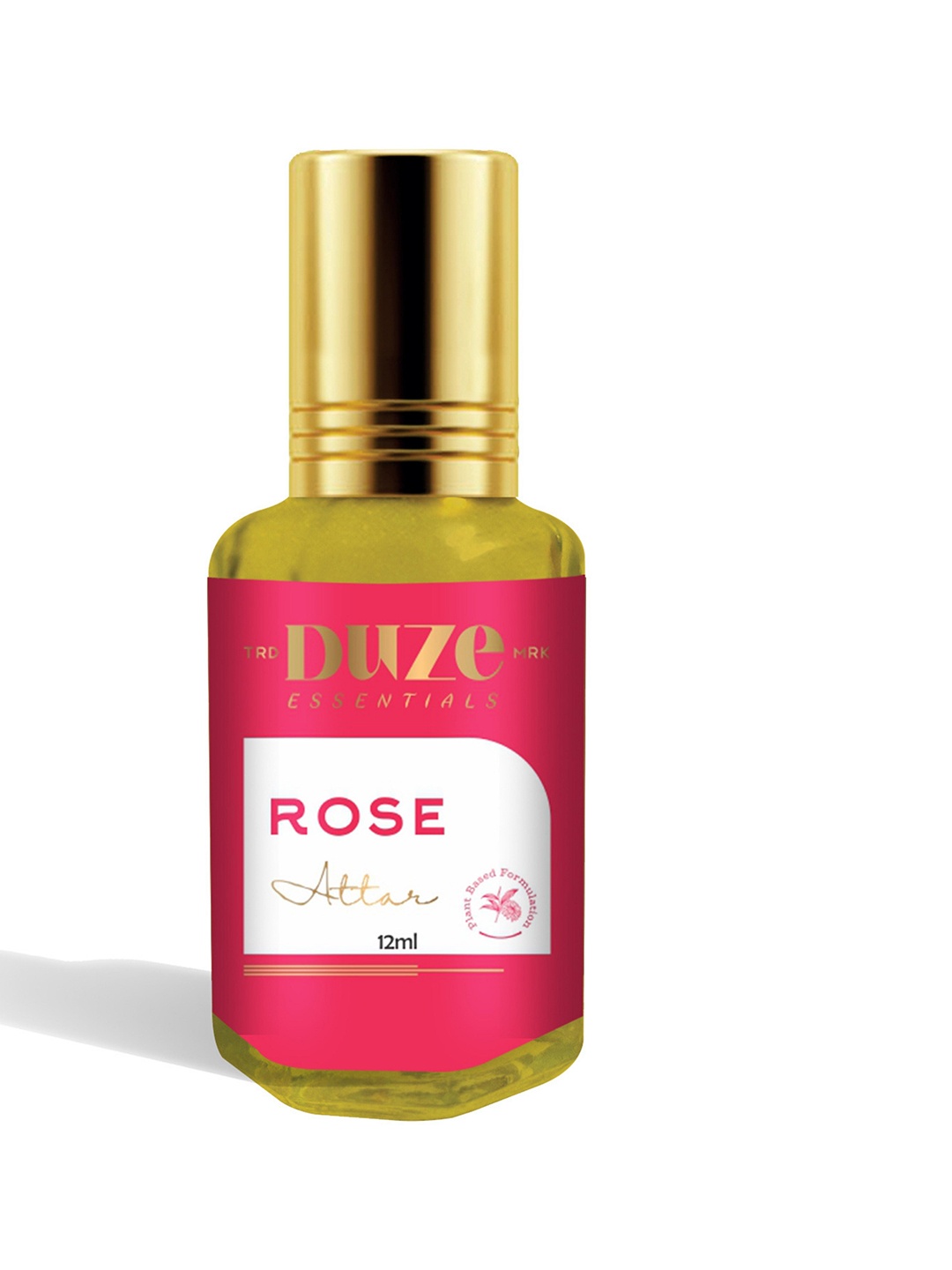 

Duze Essentials Rose Long Lasting Natural & Alcohol Free Attar - 12 ml, White