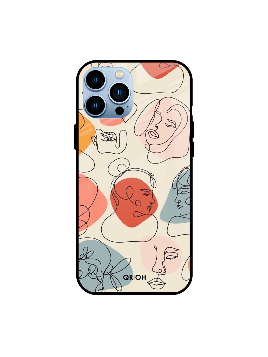 

QRIOH Quirky Printed iPhone 13 Pro Max Back Case Mobile Accessories, Pink