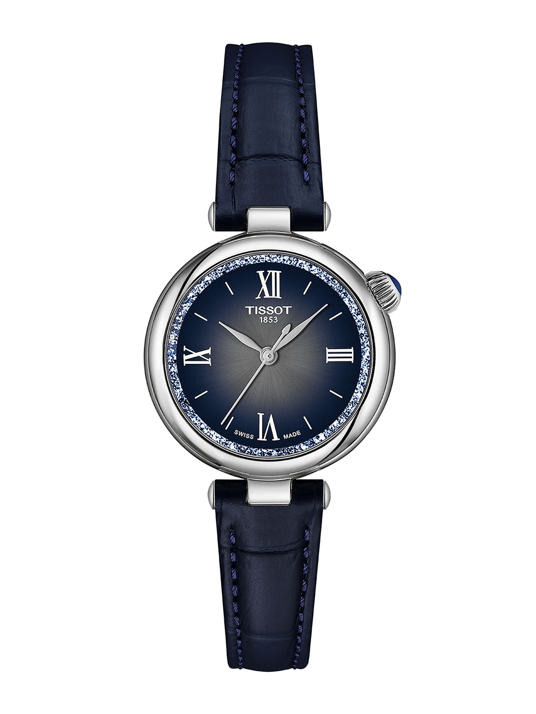 

TISSOT Women Dial & Leather Straps Analogue Watch T1520101603801, Blue