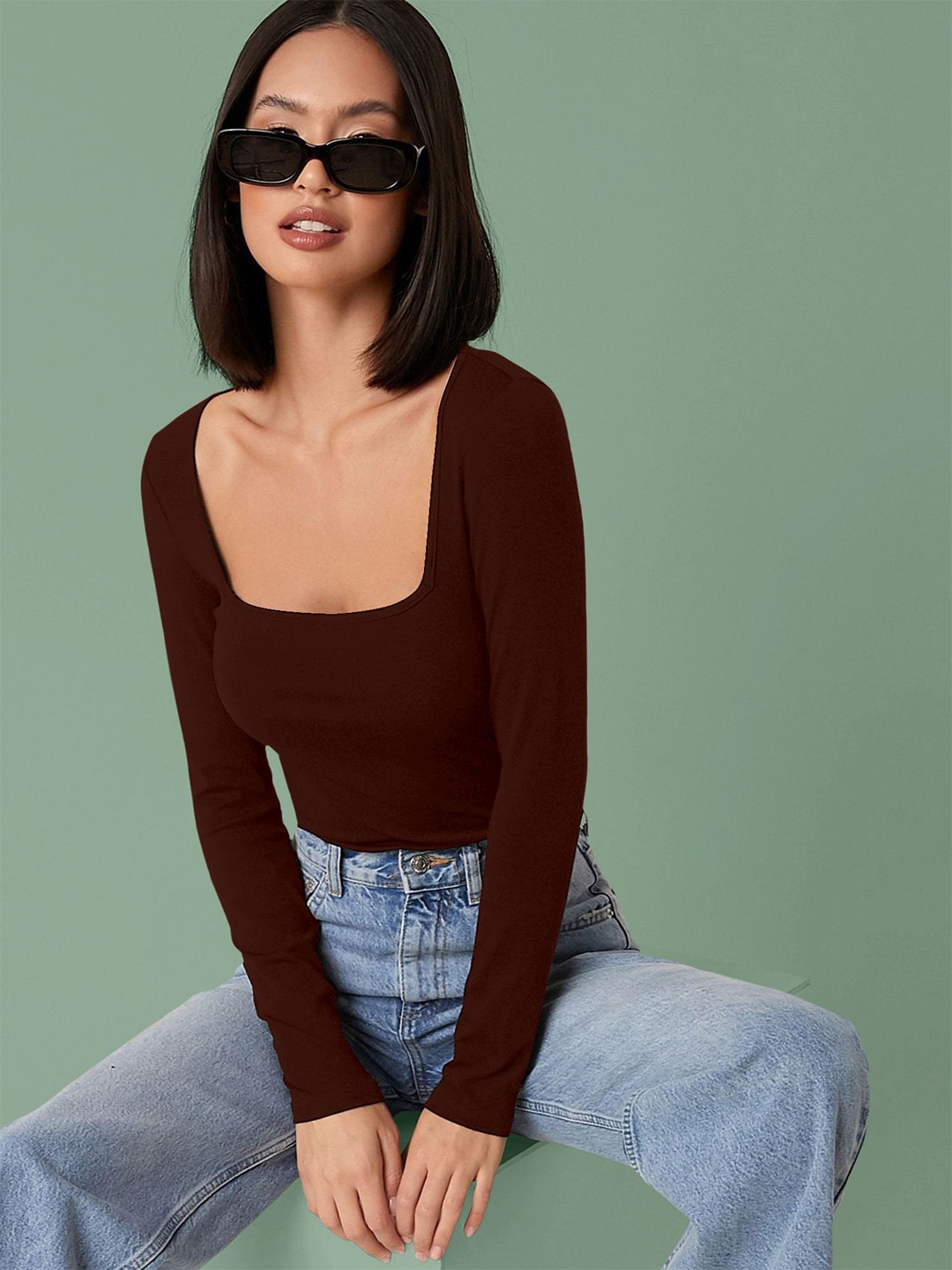 

Dream Beauty Fashion Top, Brown