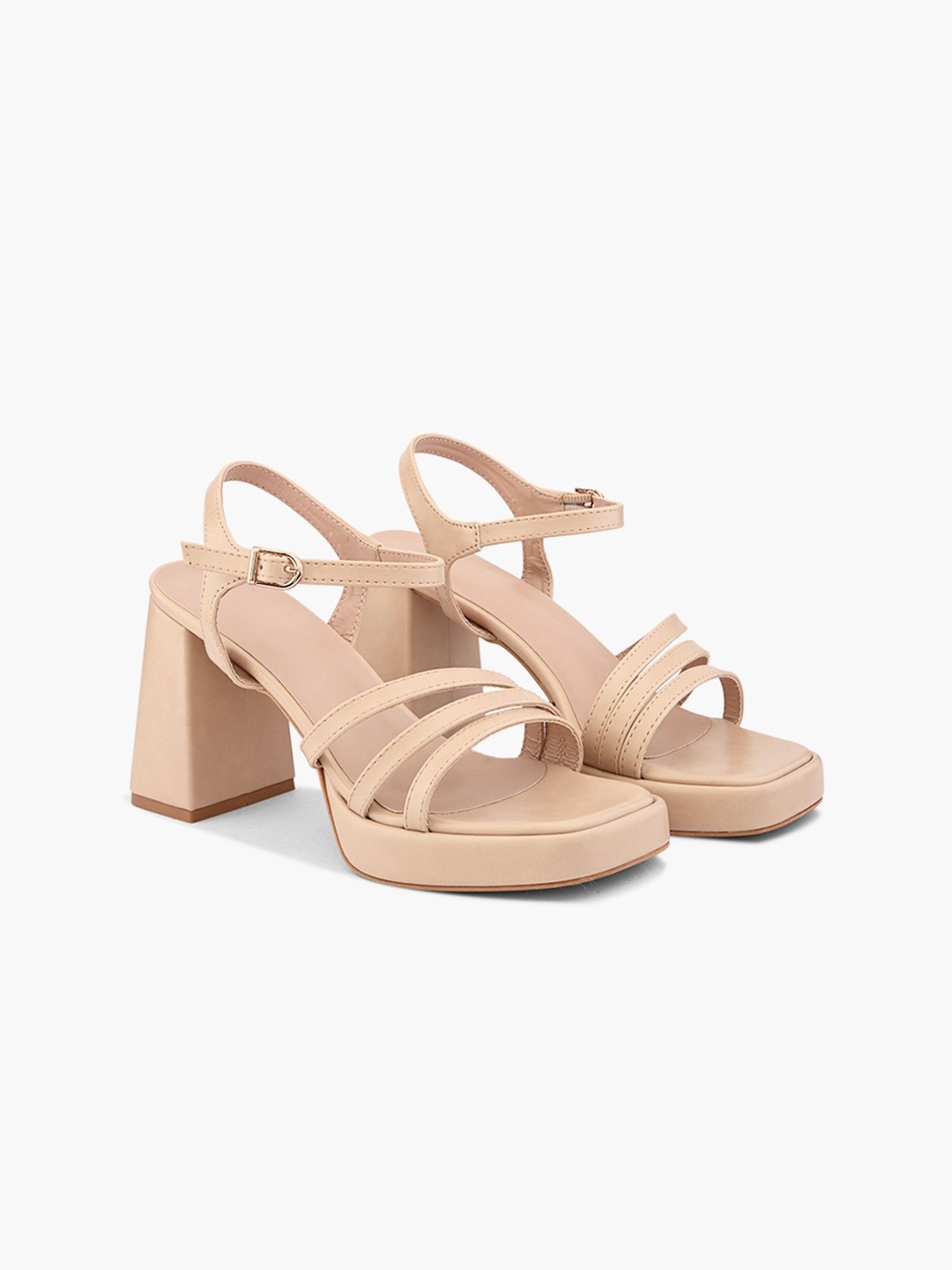 

Elevato Basics Party Platform Sandals, Beige