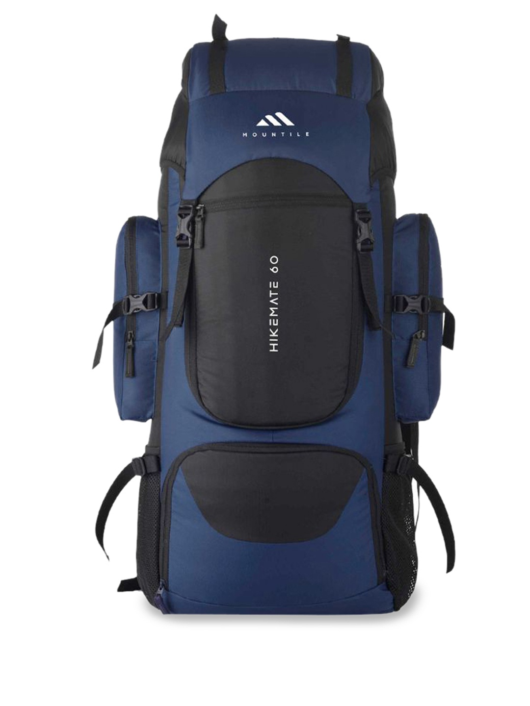 

MOUNTILE Hike Mate Rucksack Travel Backpack - 60L, Blue