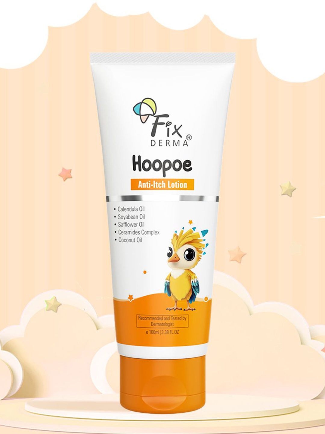 

FIXDERMA Kids Hoopoe Anti Itch Lotion with Coconut Oil - 100 ml, White