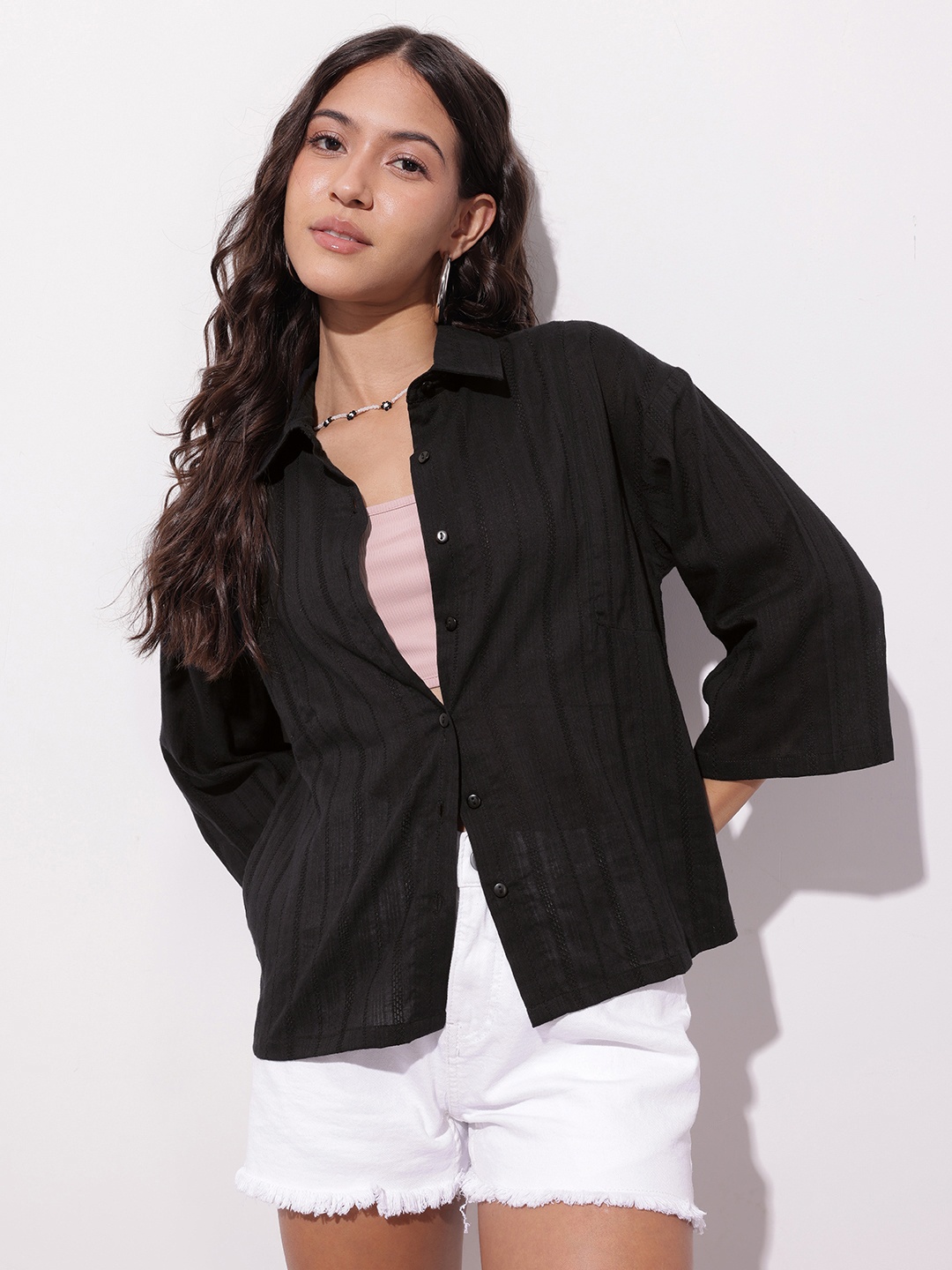 

DressBerry The Off-Duty Essential Shirt, Black