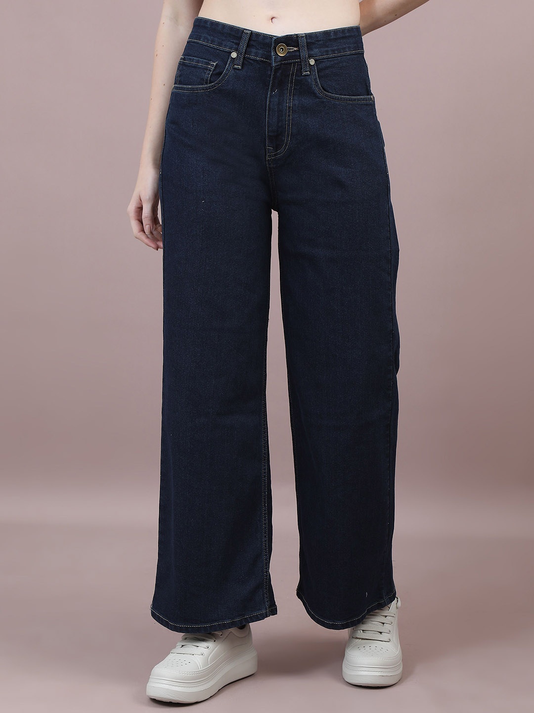 

Chemistry Women Comfort Wide Leg High-Rise Stretchable Jeans, Blue