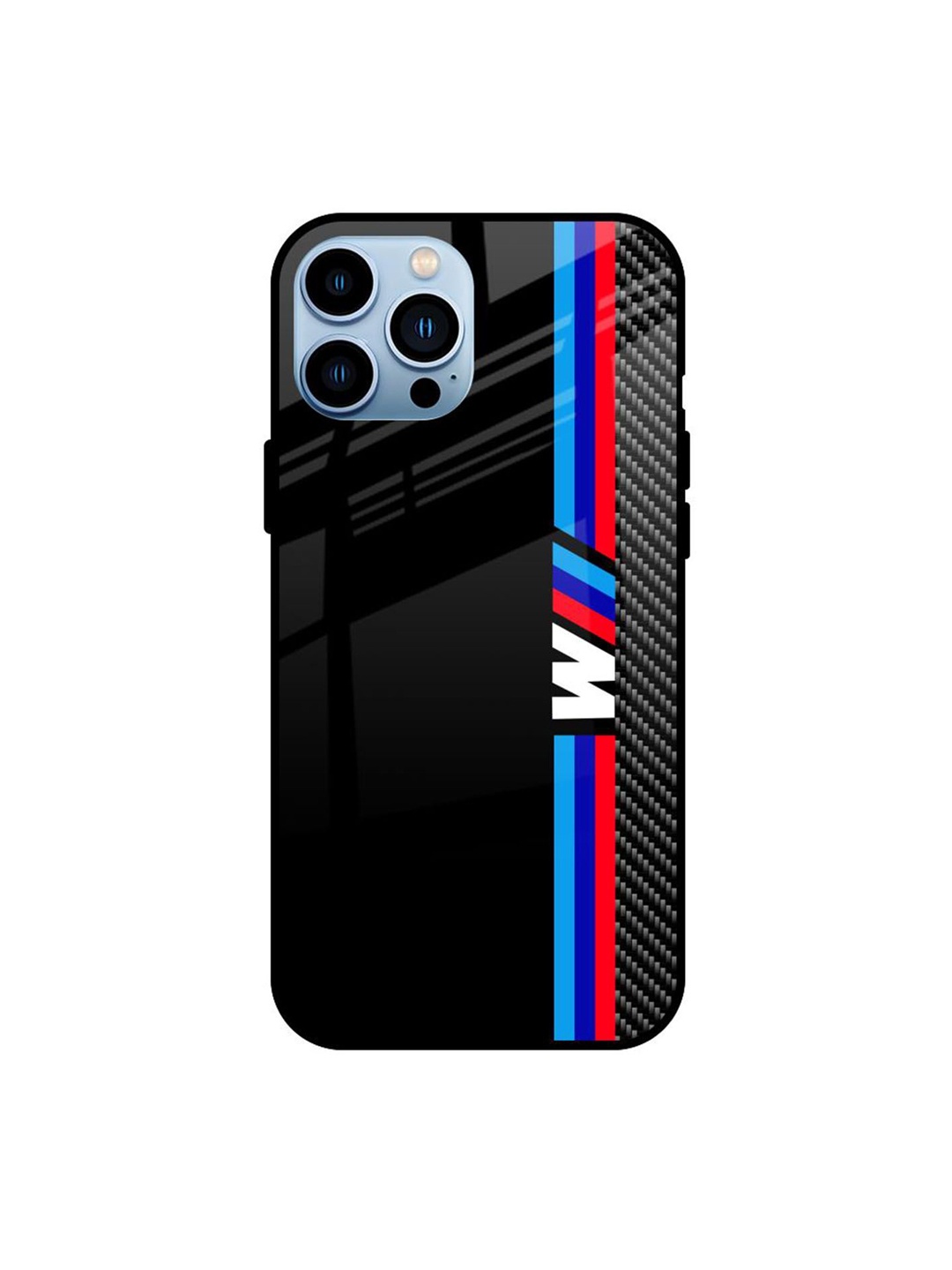 

QRIOH Quirky Printed iPhone 13 Pro Max Back Case Mobile Accessories, Black