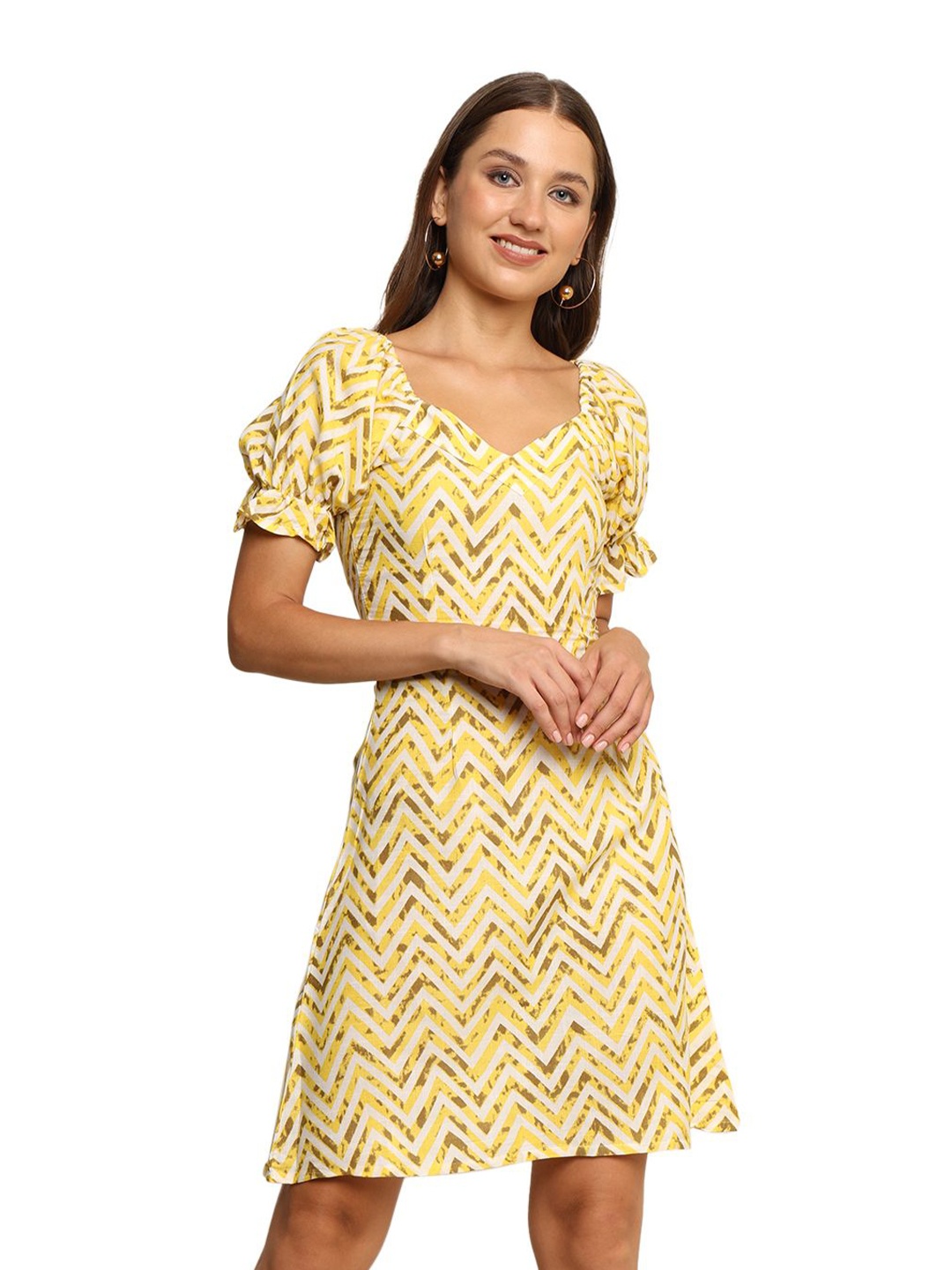 

JC JUMMY COUTURE A-Line Mini Dress, Yellow
