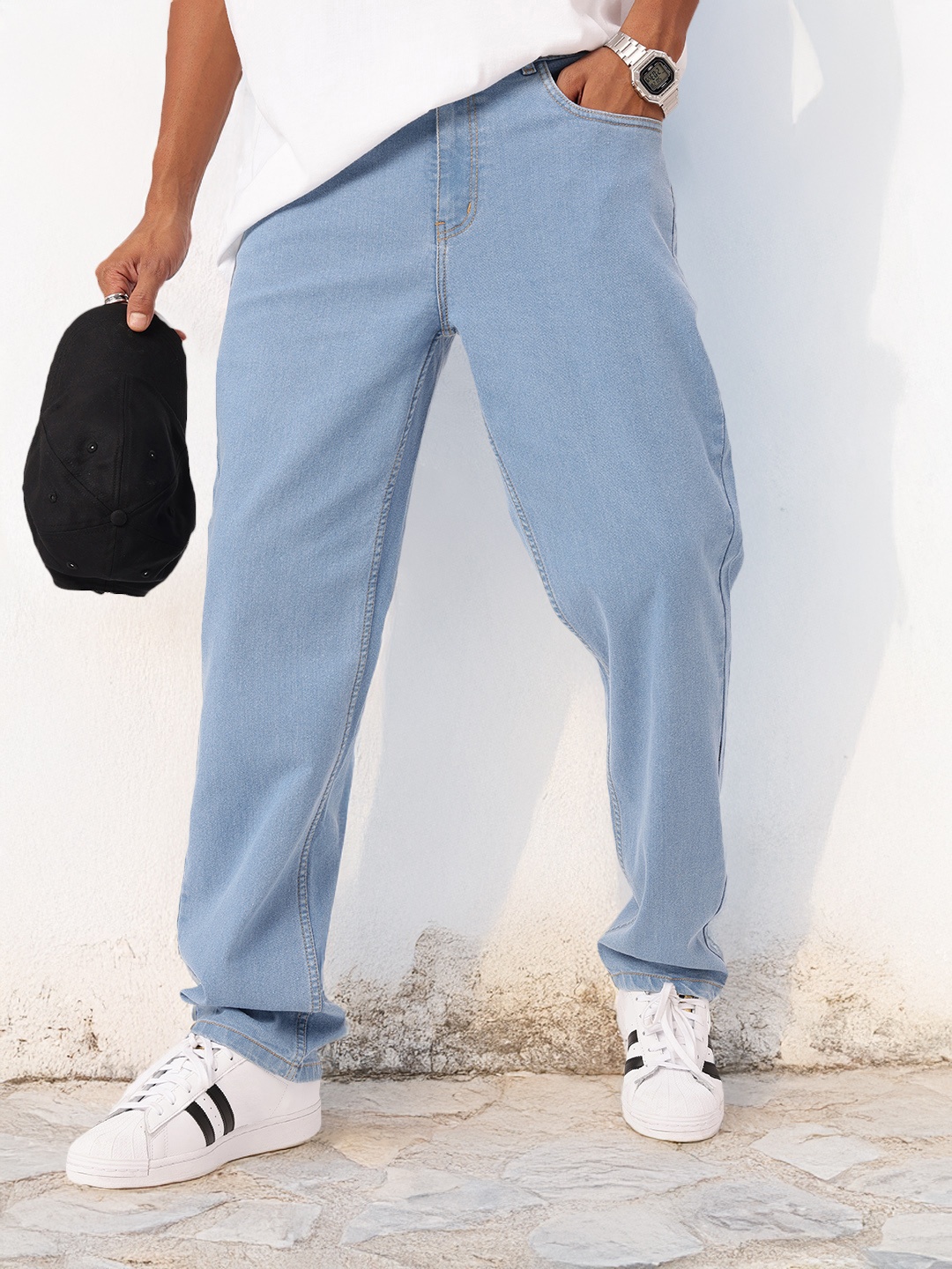 

Kook N Keech Men Street Cool Relaxed Fit Jeans, Blue