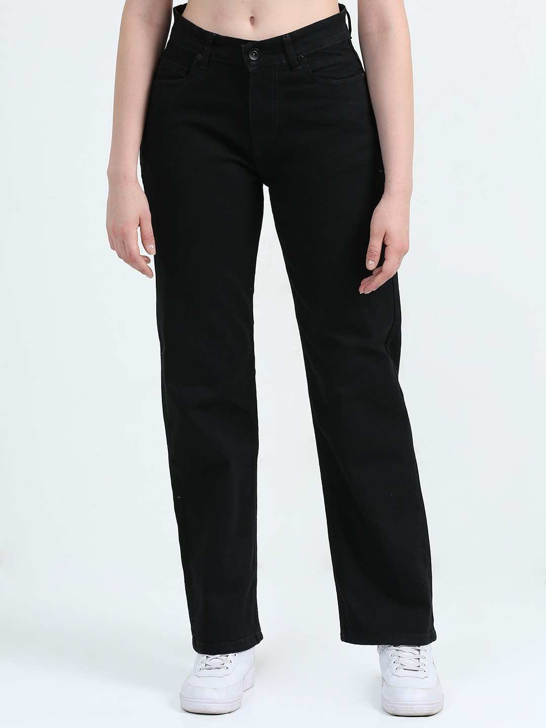 

Chemistry Women Comfort High-Rise Stretchable Jeans, Black