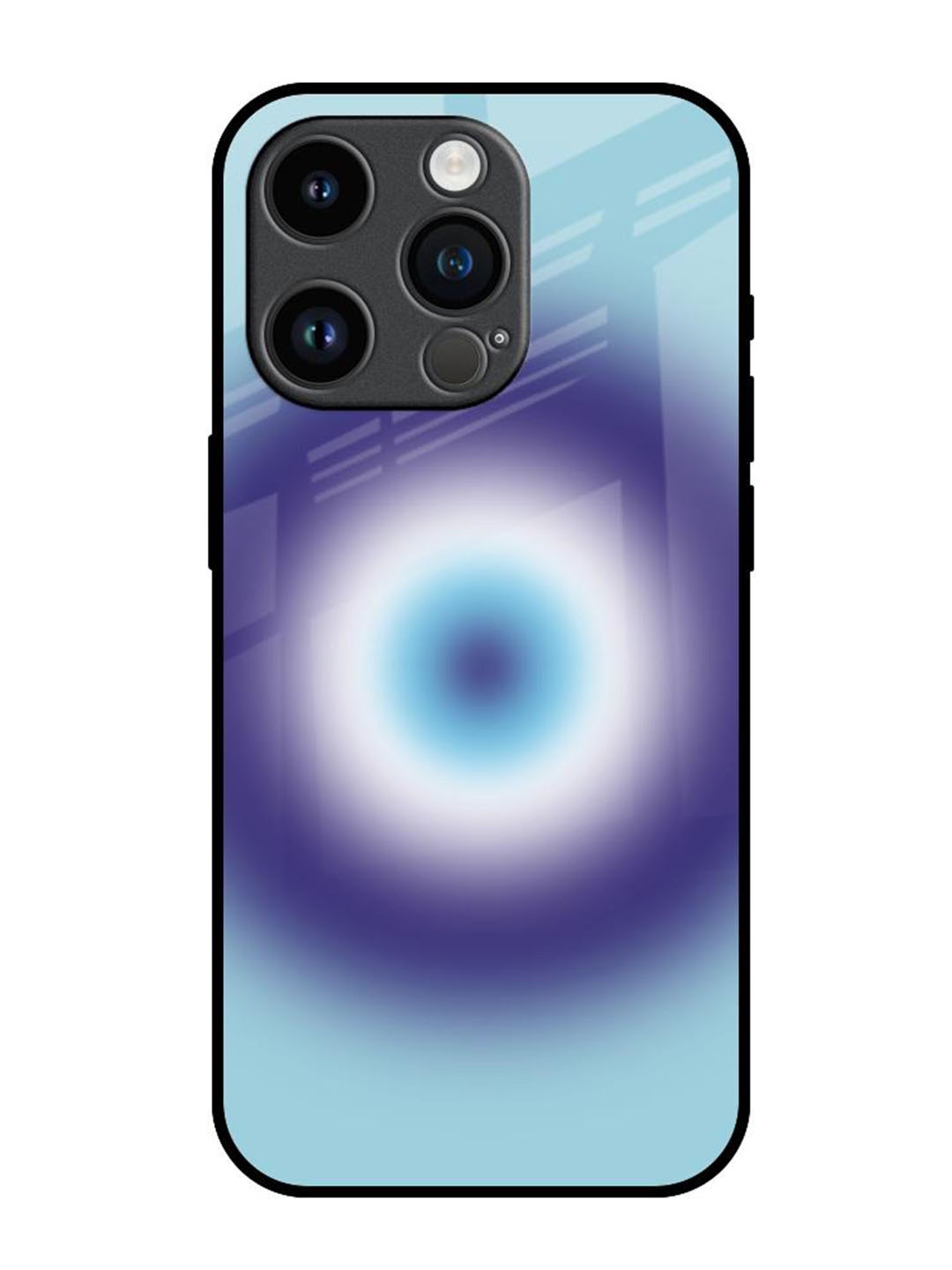 

QRIOH Quirky Printed iPhone 14 Pro Back Case Mobile Accessories, Blue