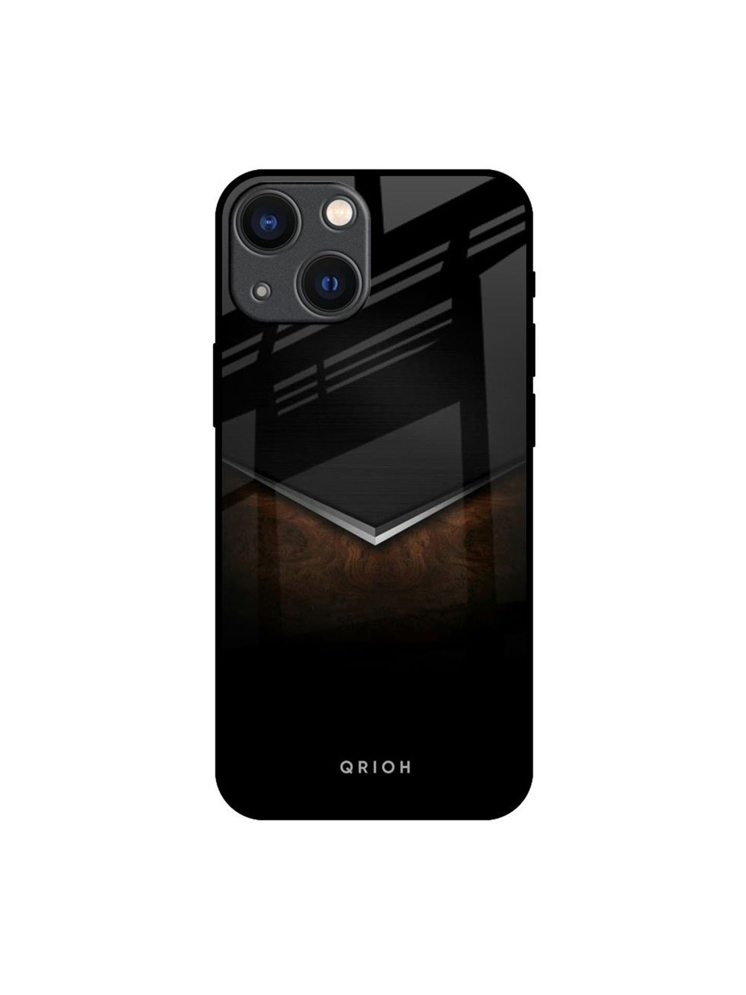

QRIOH Quirky Printed iPhone 14 Plus Back Case Mobile Accessories, Black