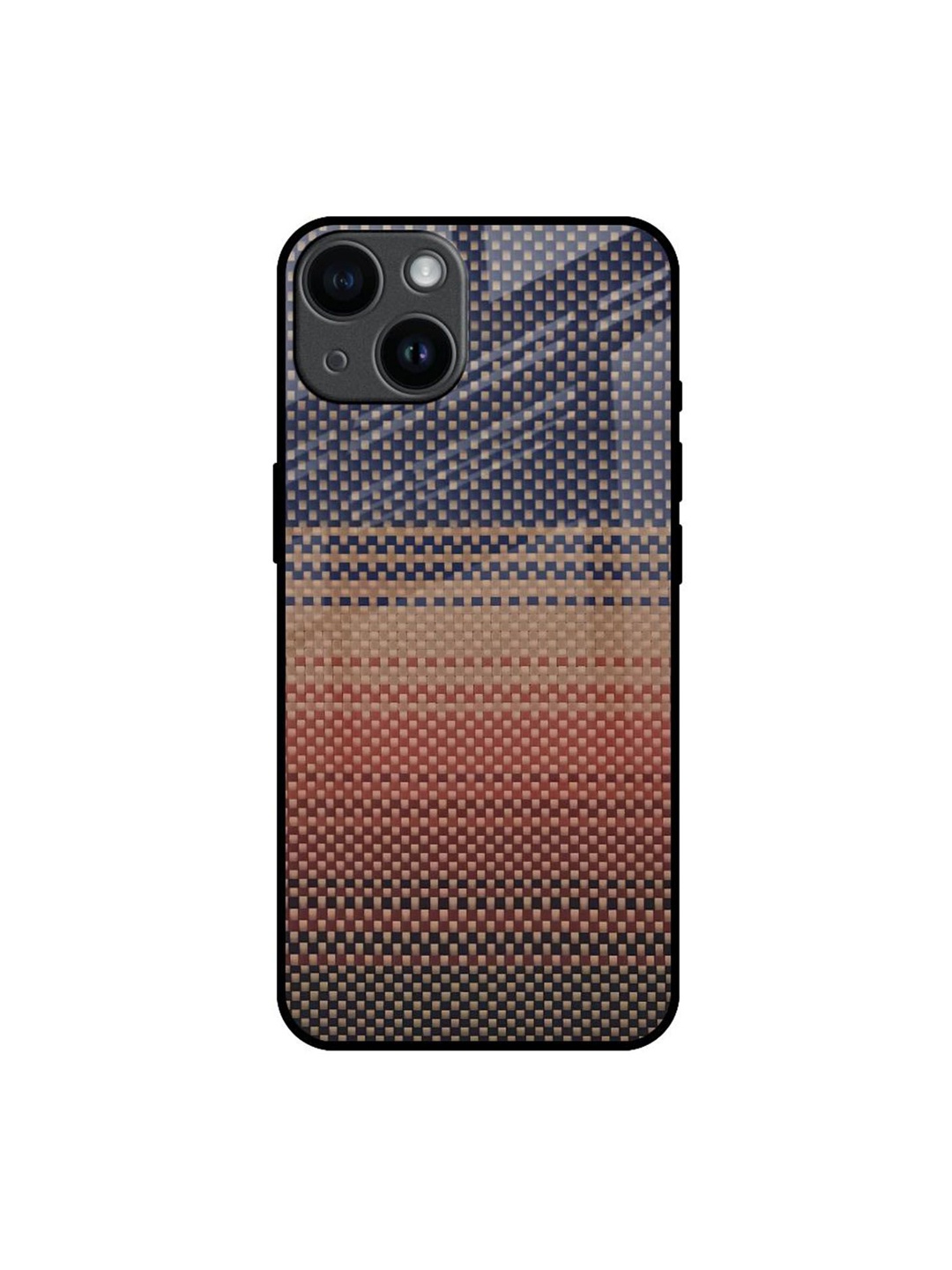 

QRIOH Abstract Printed iPhone 14 Back Case Mobile Accessories, Blue