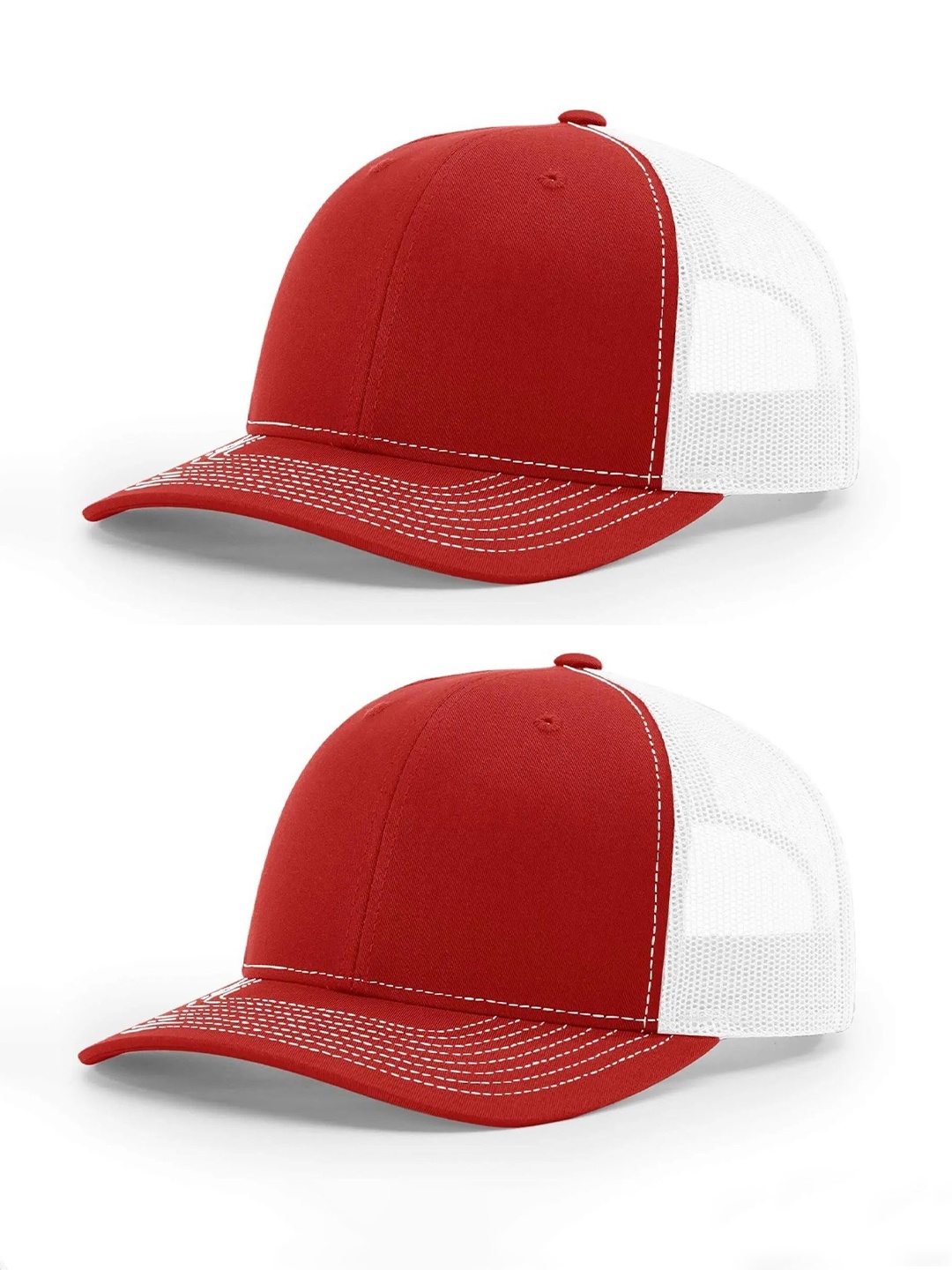 

Zacharias Unisex Colourblocked Baseball Cap, Red