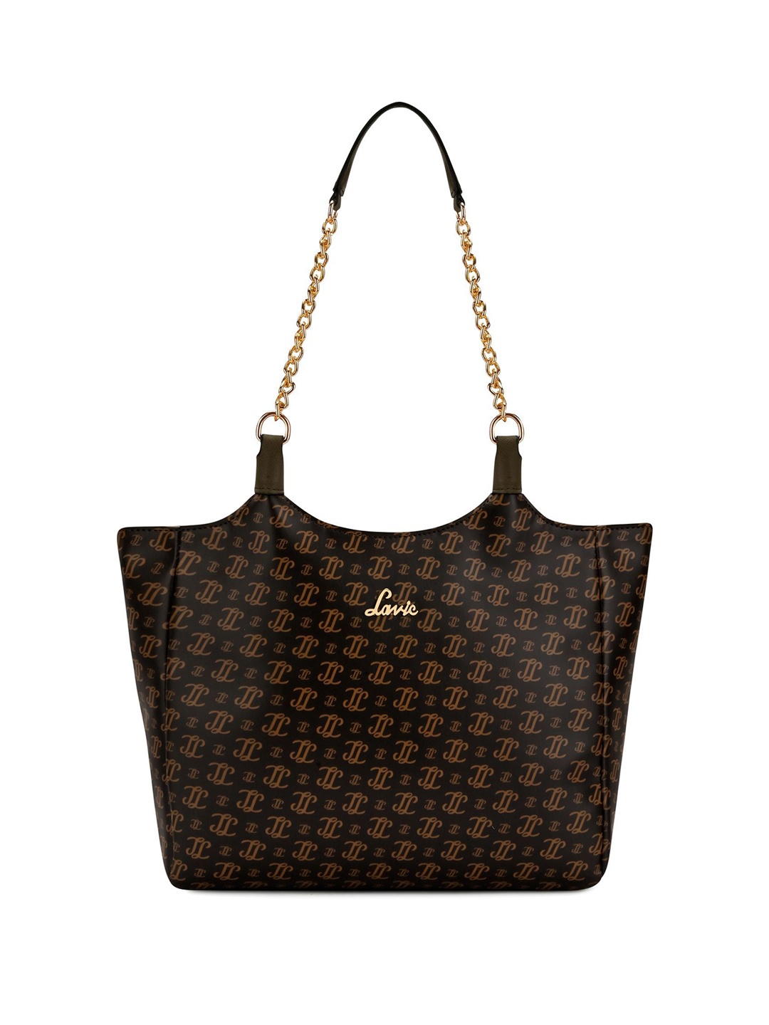 

Lavie Printed Structured Tote Bag, Brown