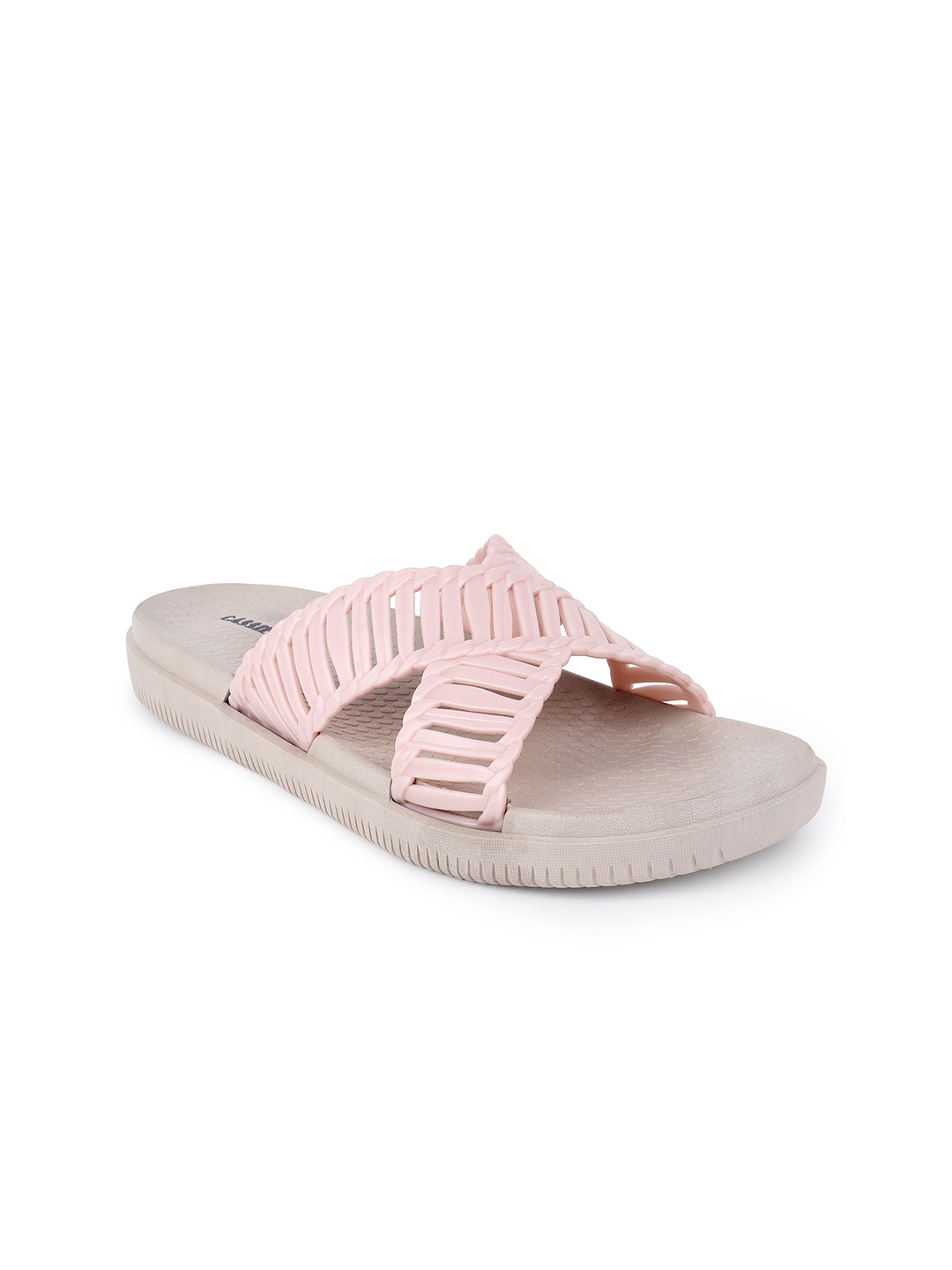 

CASSIEY Women Rubber Sliders, Pink