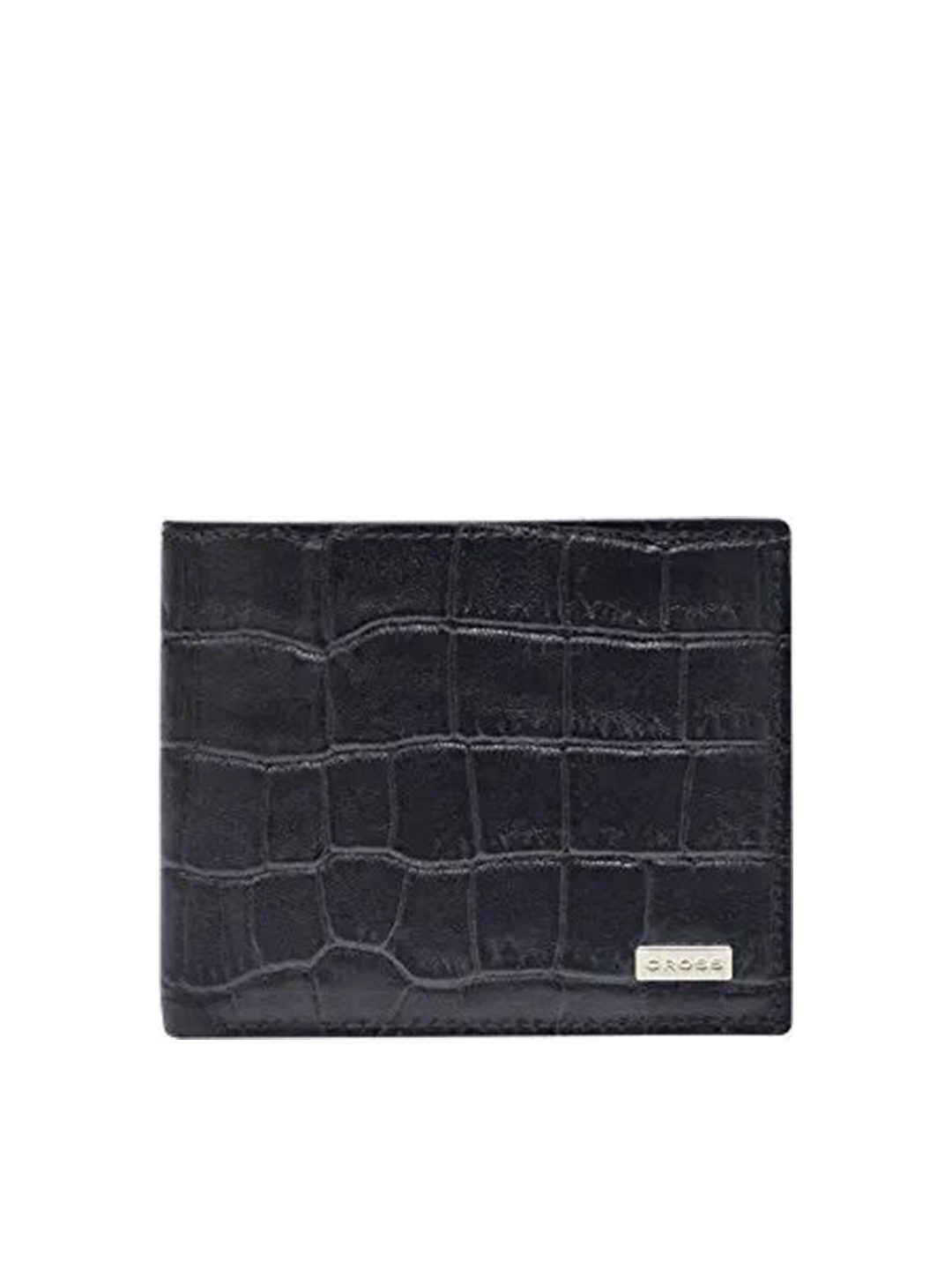 

Cross Men Textured Leather Two Fold Wallet, Black